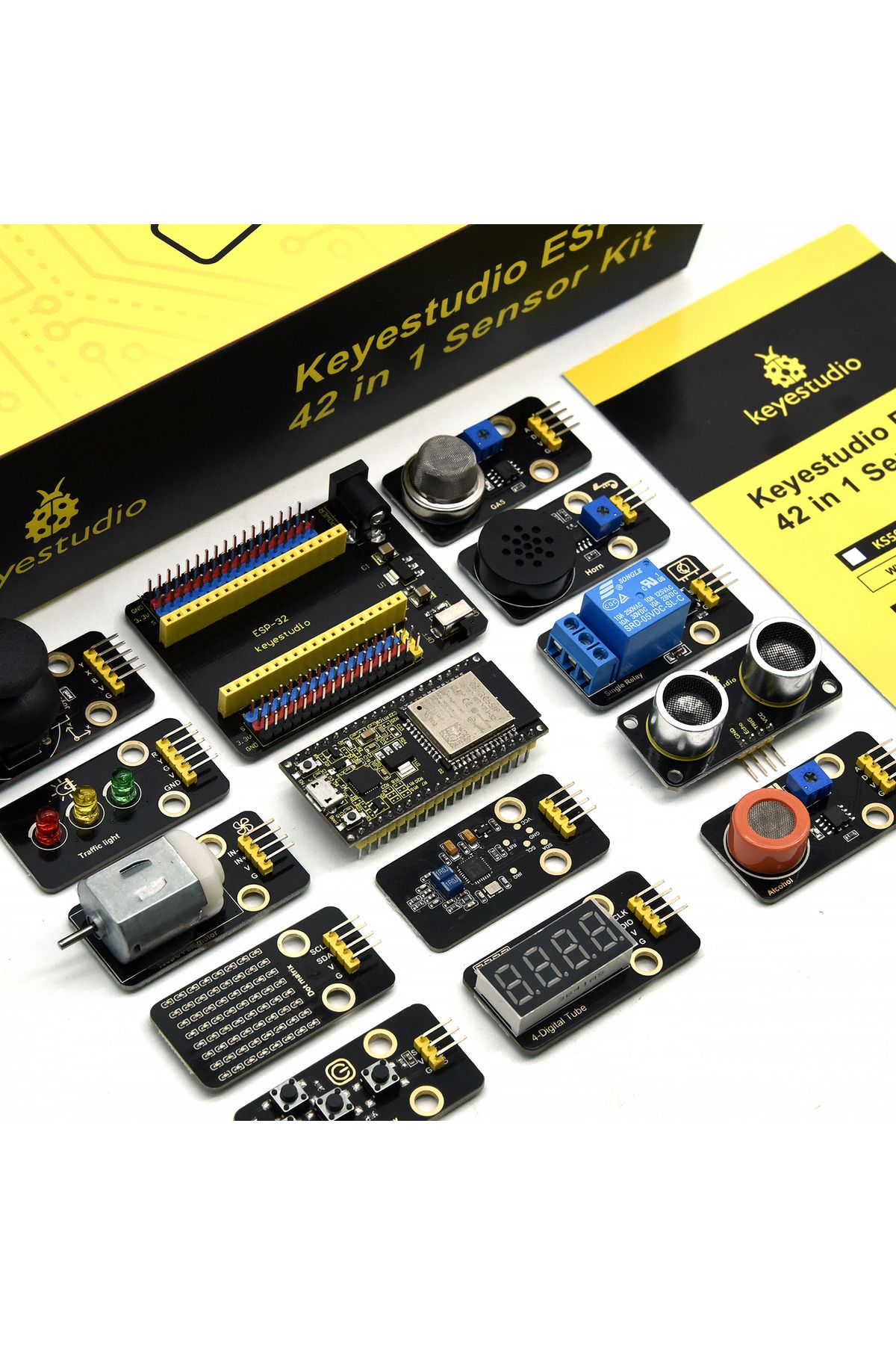 Choice-Keyestudio 42 in 1 ESP32 Sensor Module Kit for Arduino Programming Kit Support Arduino C and Micr... 2