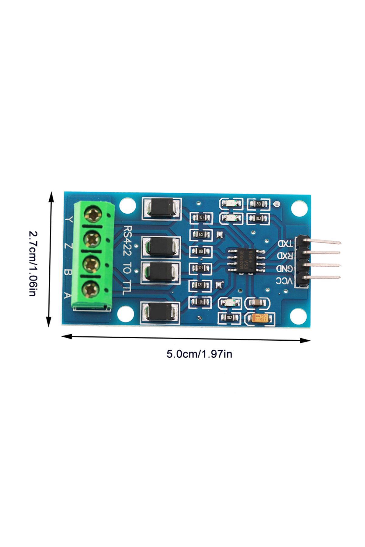 Choice-RS422 MAX490 To TTL Module Full Duplex 422 Turn Single Chip TTL Bidirectional Converter Module 15... 5