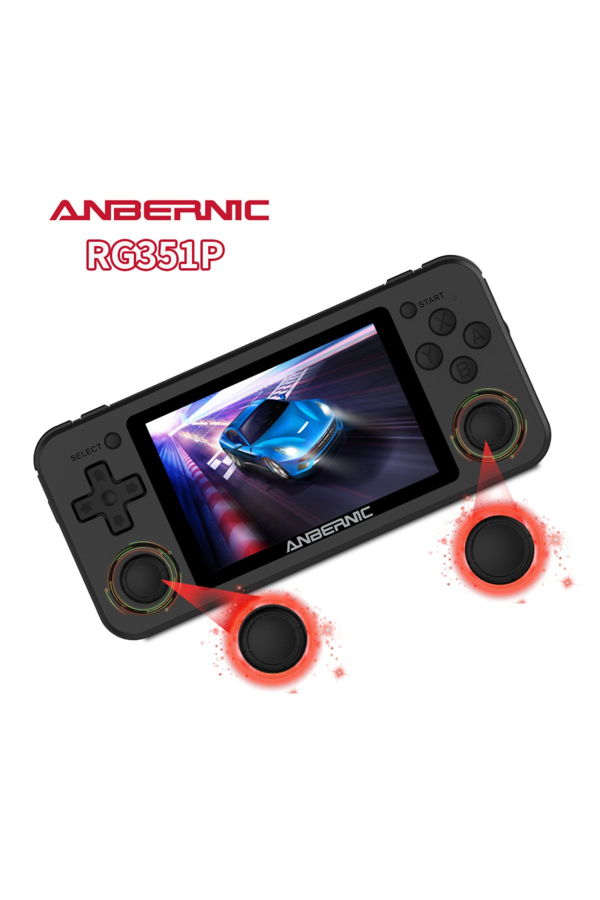 Choice-ANBERNIC RG351P Retro Video Game Console 3.5‘’ IPS Screen RK3326 3500 mAh Open Linux System Porta... 2