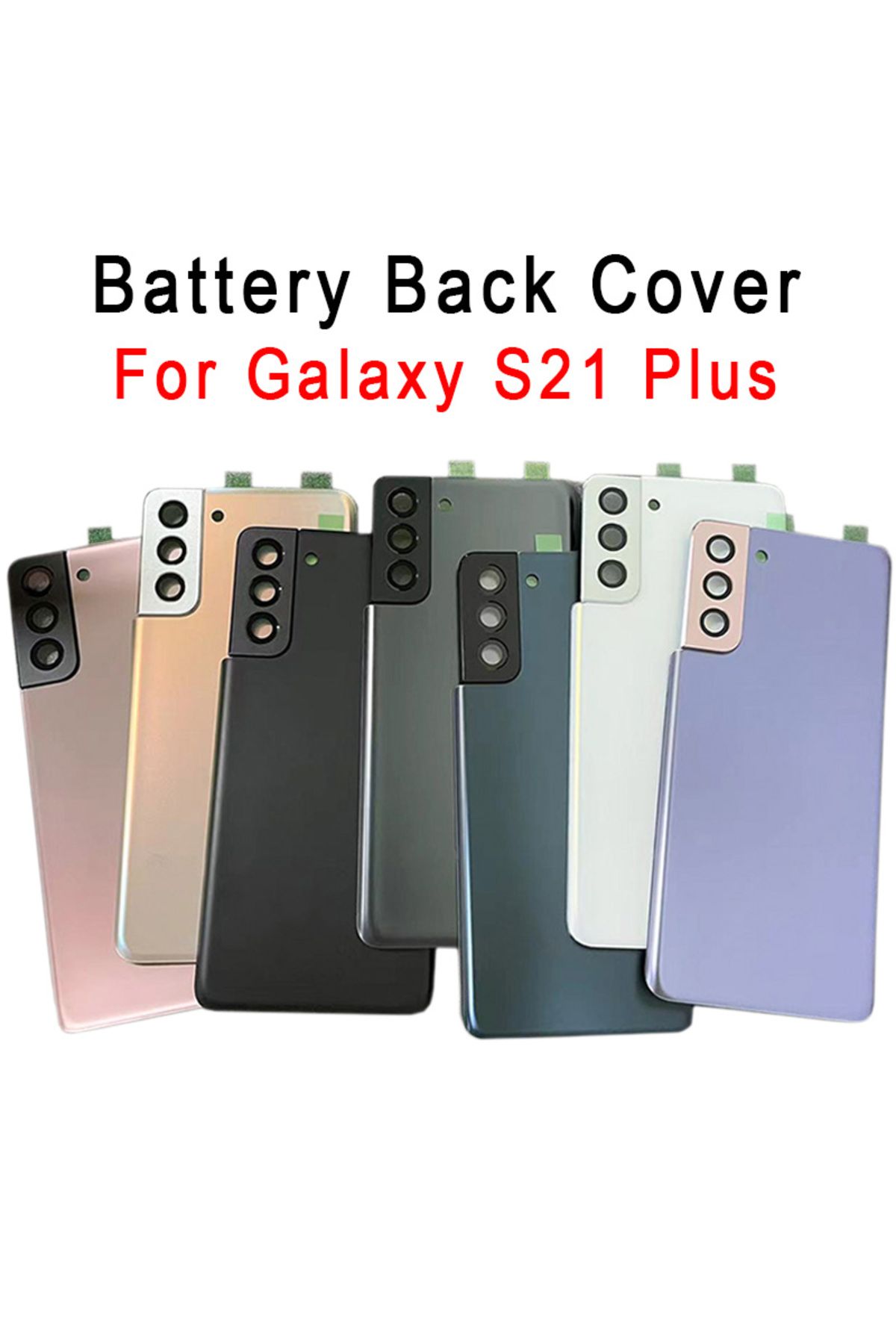Choice-For SAMSUNG Galaxy S21 Plus 5G SM-G996 6.7" Glass Housing Cover For s21plus Battery Back Door Cas... 8