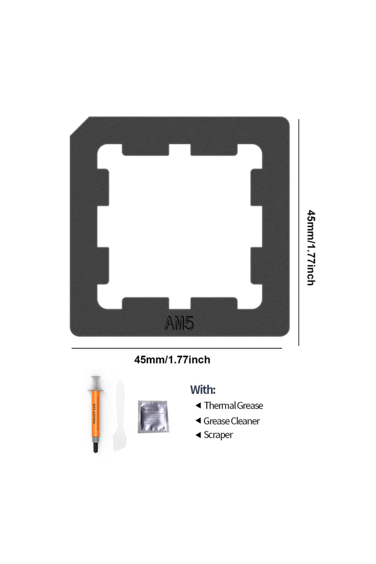 Choice-ID Cooling AM5-TGPS Platform Armor All Aluminum Material Applicable to AMD RYZEN 7950X 7900X 7700... 1