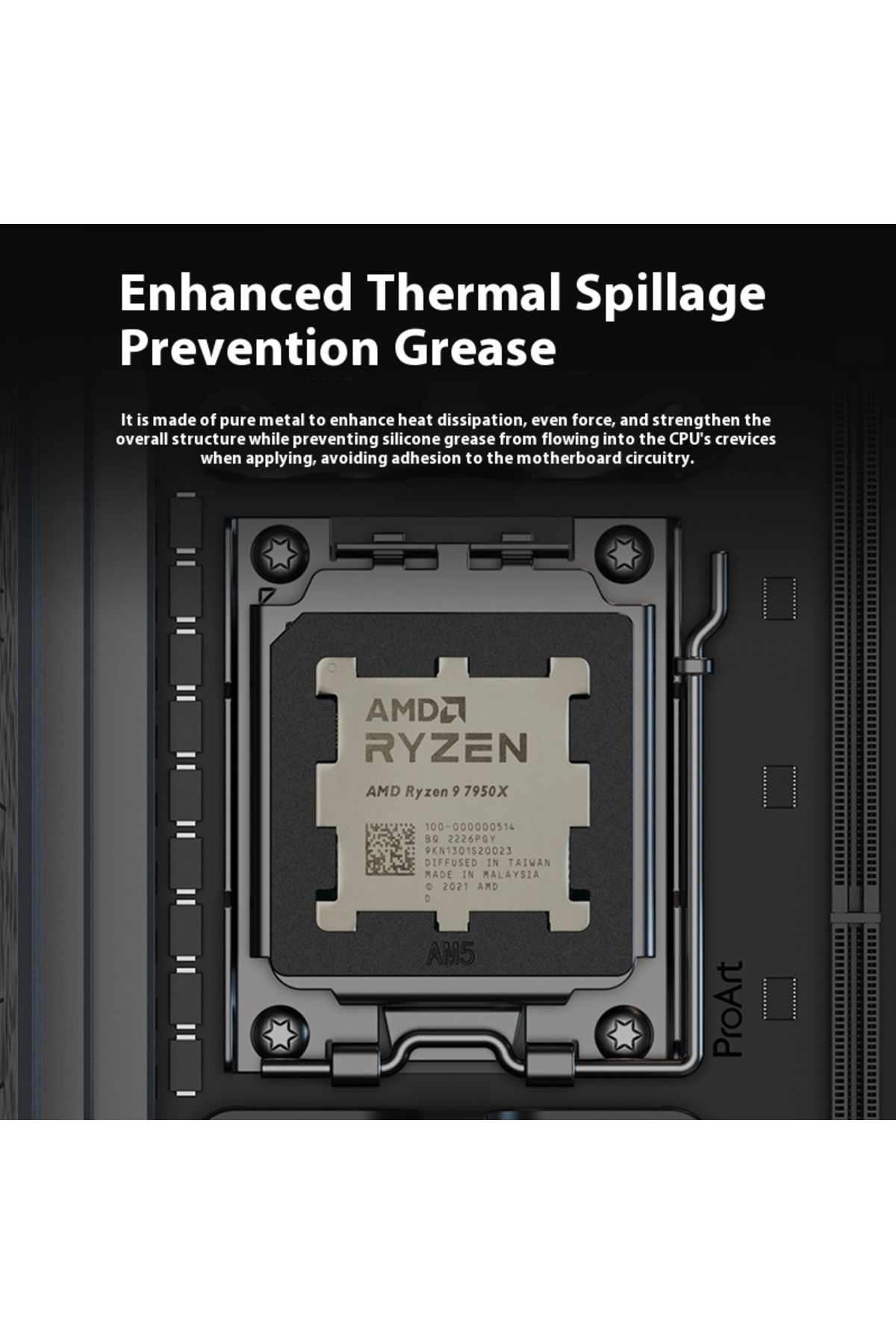 Choice-ID Cooling AM5-TGPS Platform Armor All Aluminum Material Applicable to AMD RYZEN 7950X 7900X 7700... 3