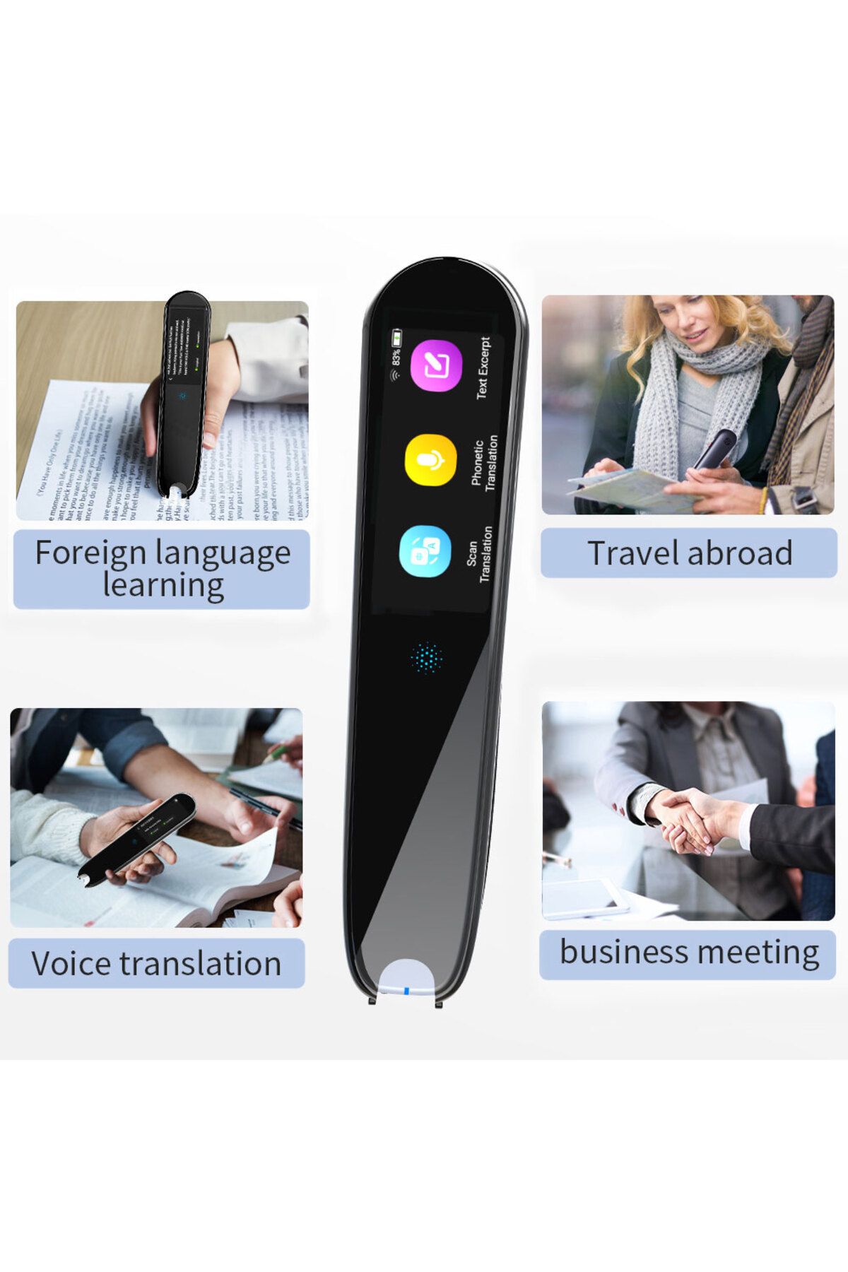Choice-Smart Voice Scan Translator Pen Multifunction Translation Dictionary Pen Real-Time Language Trans... 3