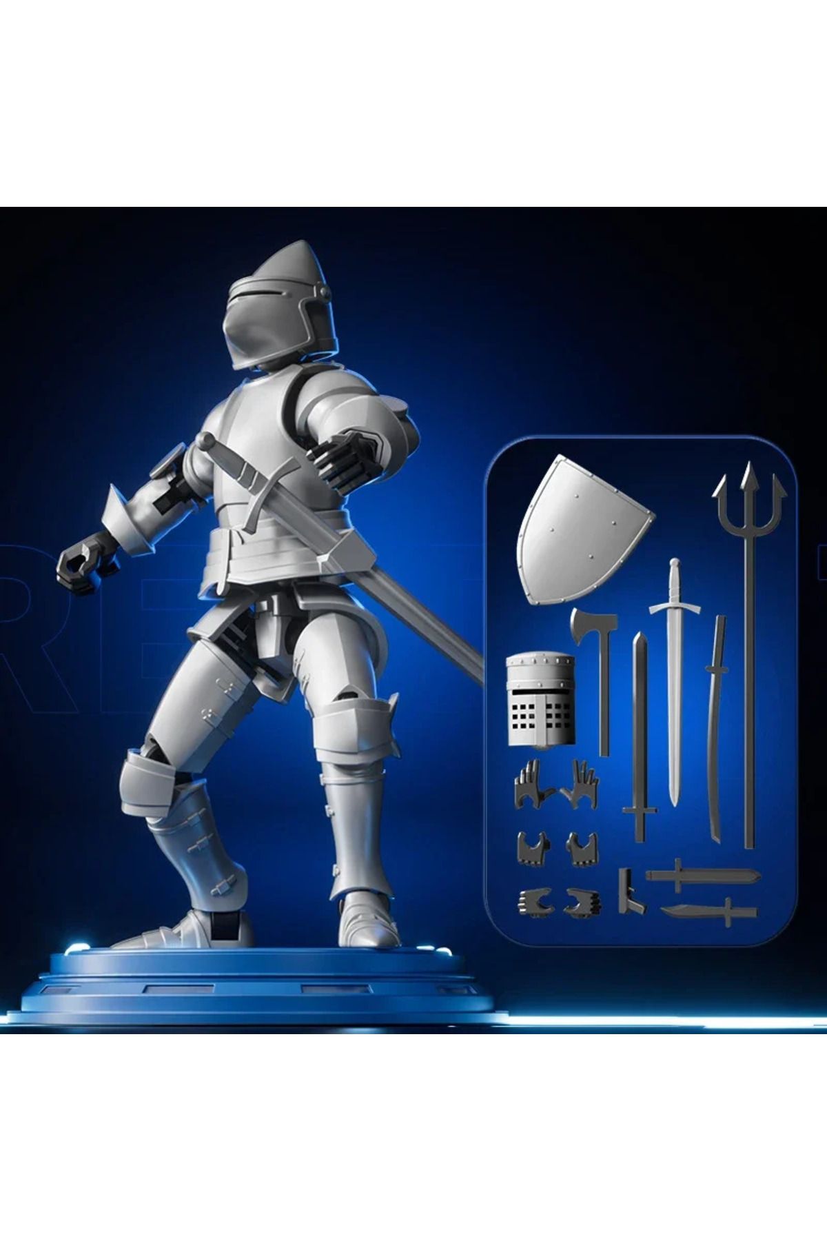 Choice-Knight Action Figures Paladin 13 Jointed Movable Shapeshift Robot 3D Printed Mannequin Character ... 5