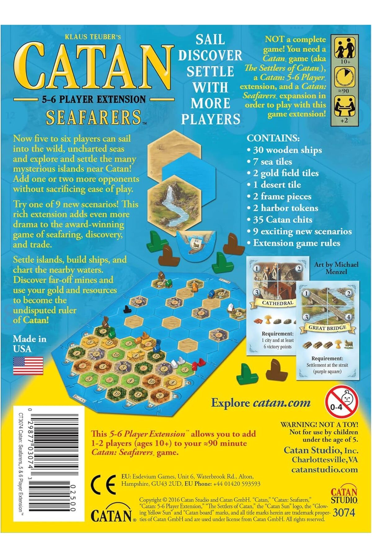 Choice-CATAN Seafarers desktop game extension, allowing 2 players to play CATAN Seafarers extension | ad... 4