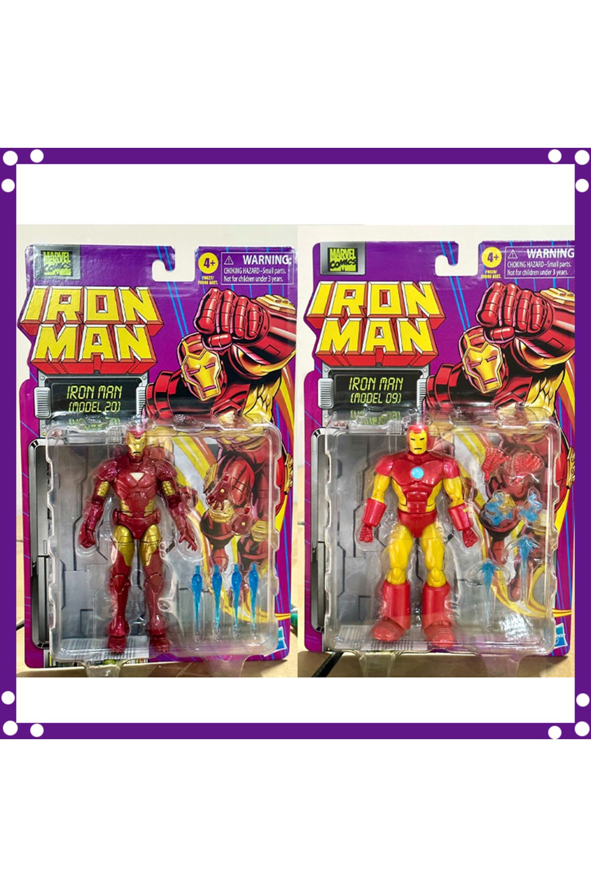 Choice-Marvel Legends Iron Man Mk9 Mk20 Vintage Hanging Card 6-Inch Action Figure 6297 Movie Anime Model... 2