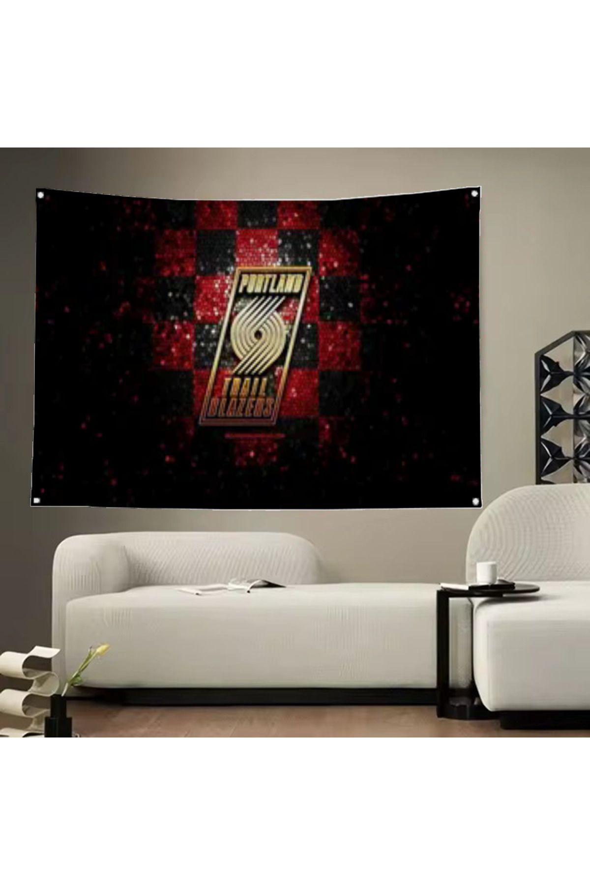 Choice-Portland Trail Blazers Logo Custom Flags for Rooms Wall Flag to Hang Funny Flags and Banners Pene... 1