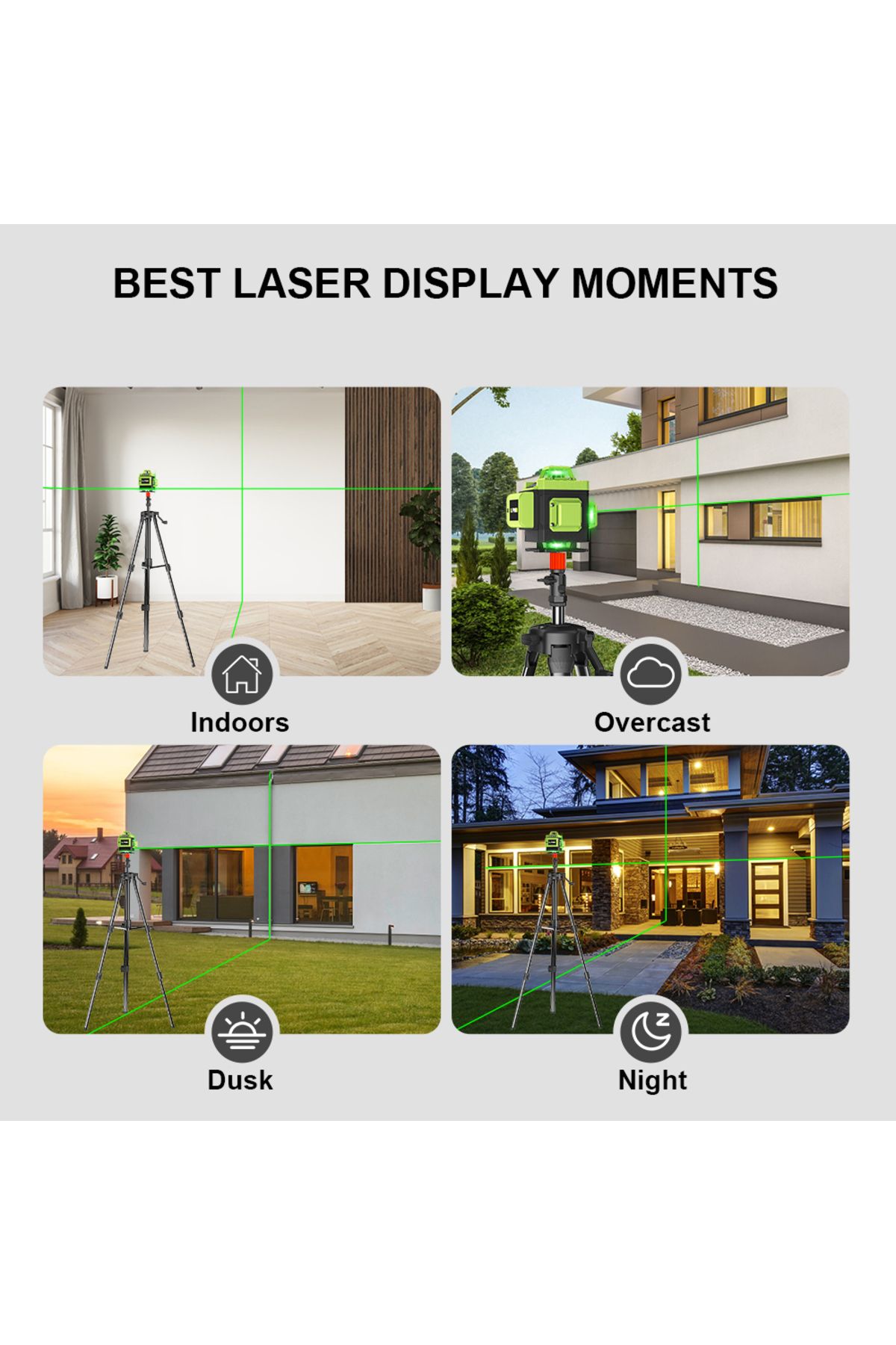 LFINE-12 Lines 16 Lines Professional Laser Level Horizontal Vertical Green Laser Automatic 360°Se... 5