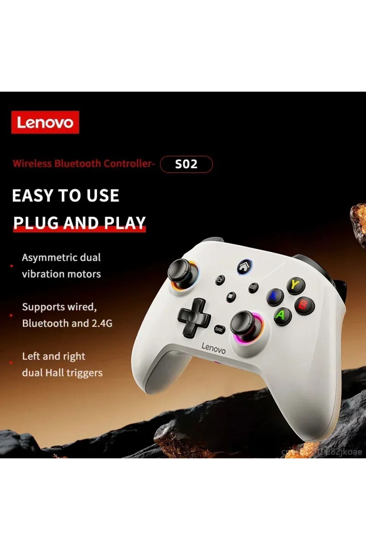 Choice-New Lenovo S02 Wireless Controller Bluetooth Gamepad for Nintendo Switch,PC,Android TV,IOS PC Joy... 6
