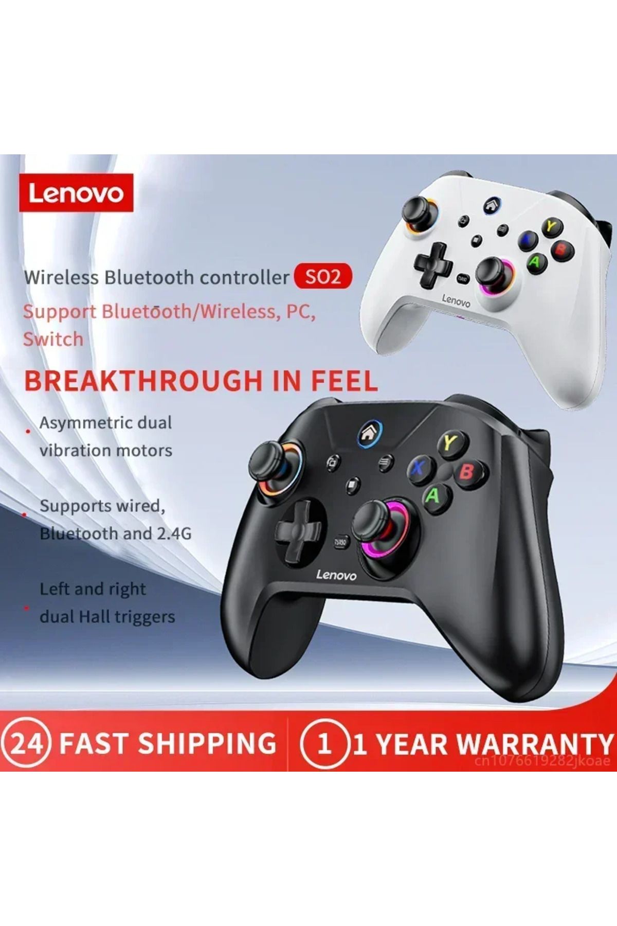 Choice-New Lenovo S02 Wireless Controller Bluetooth Gamepad for Nintendo Switch,PC,Android TV,IOS PC Joy... 5