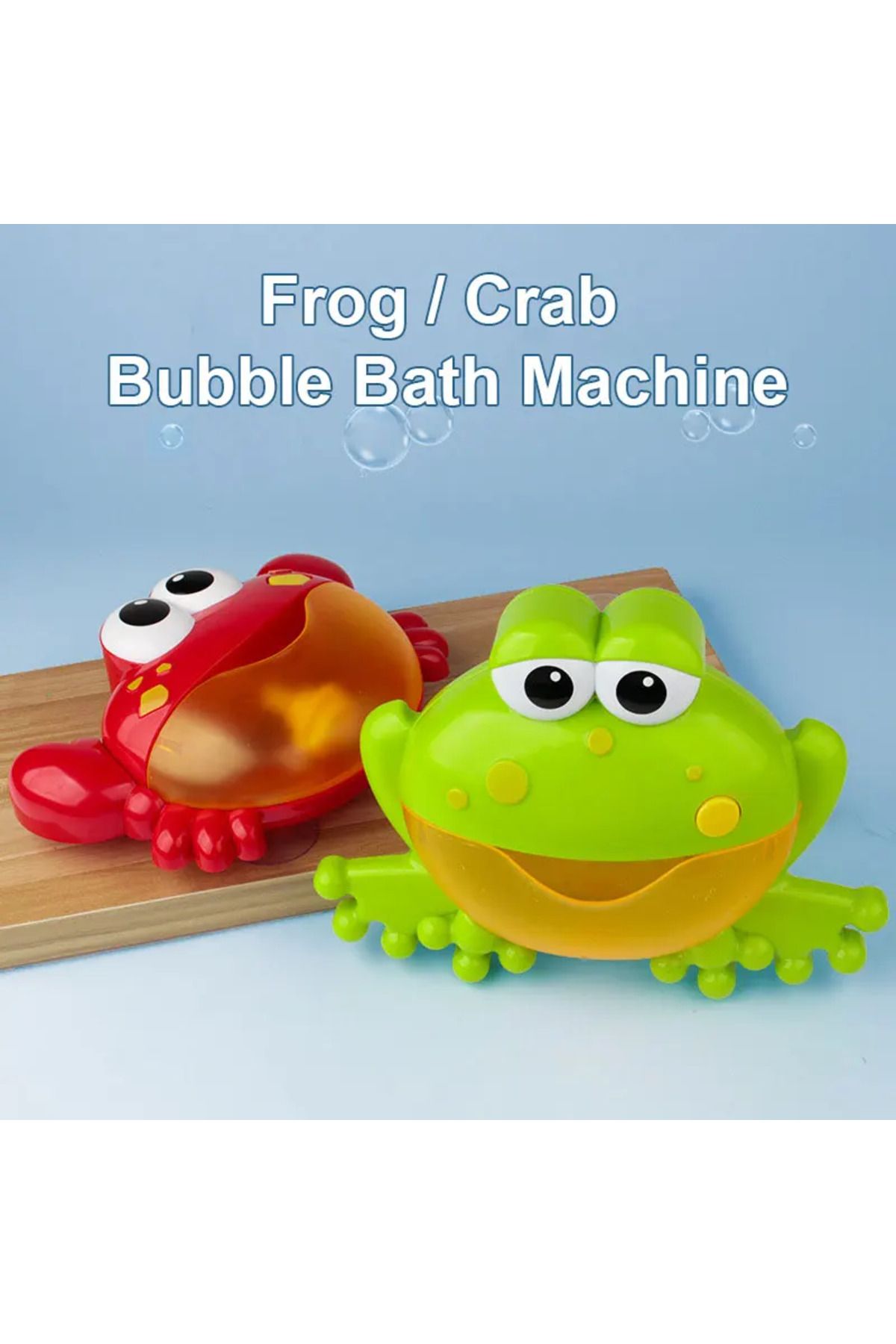 hairun-Funny Crab Bubble Soap Machine Baby Bath Electric With Music Toys Kids Frog Machine Automatic Bub... 5