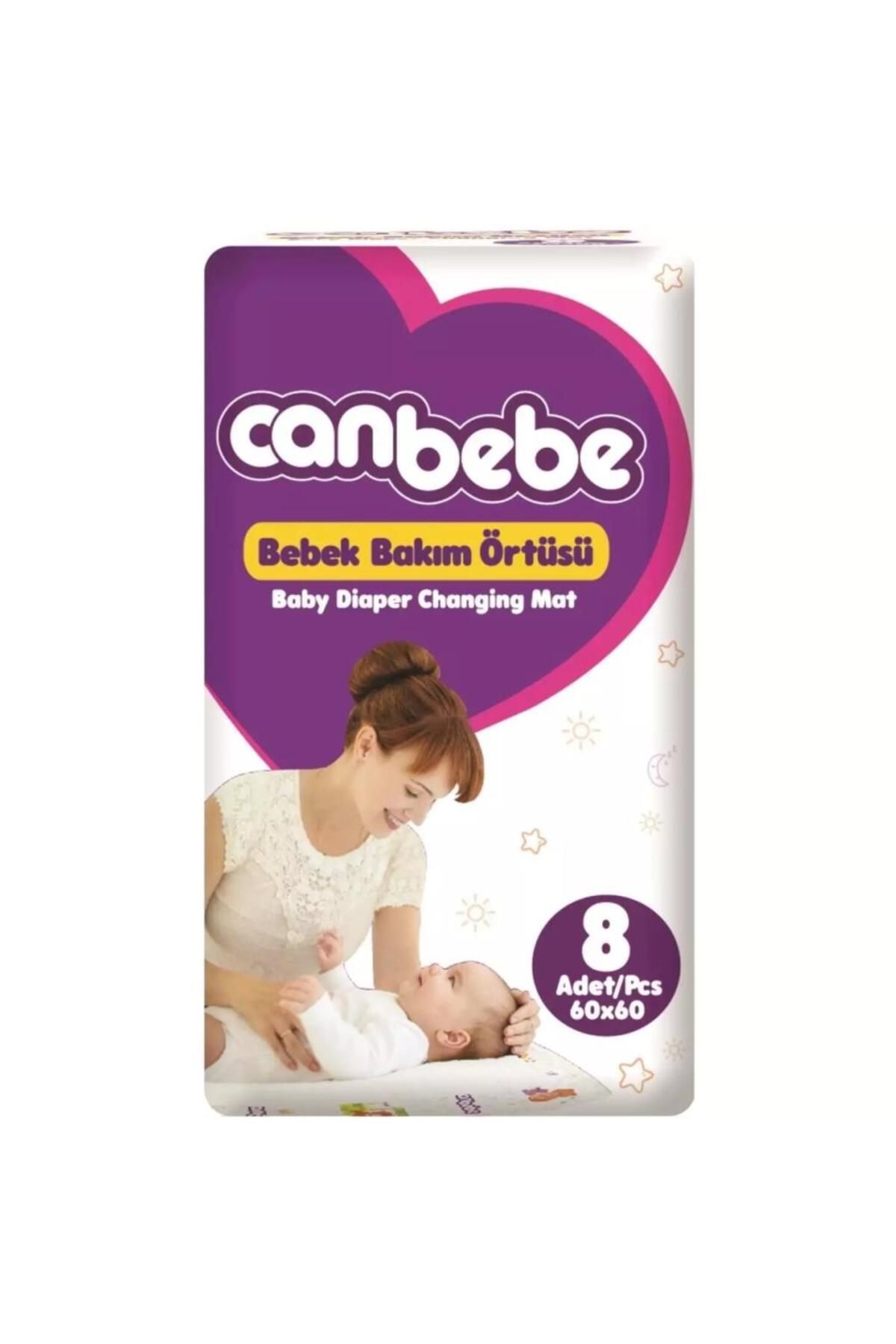 NessiWorld Canbebe Bebek Bakım Örtüsü 60x60 Cm 8 Adet