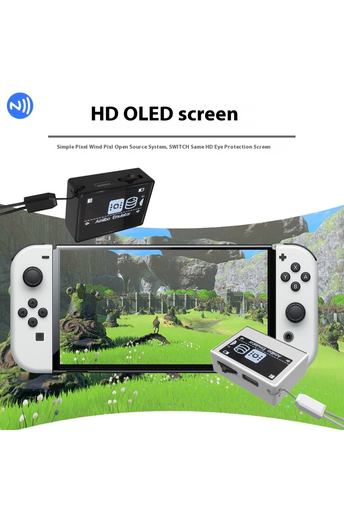 Choice-Pixl Amiibo Emulator iNFC OLED HD Intelligent Simulator Accessories For Nintendo Switch Simple Pi... 6