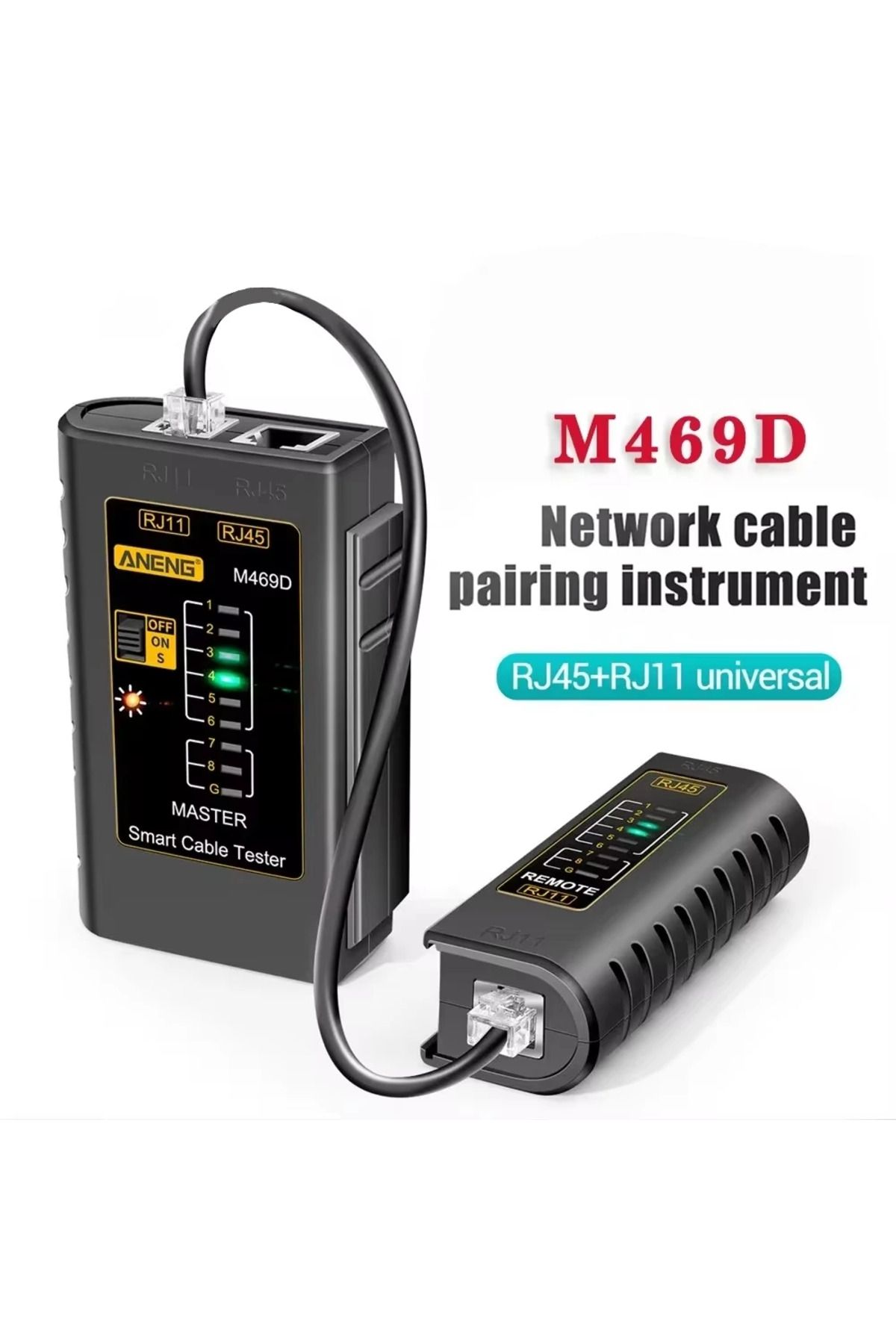 Choice-ANENG M469D RJ45 Cable lan tester Network Cable Tester RJ45 RJ11 RJ12 CAT5 UTP LAN Cable Tester N... 2