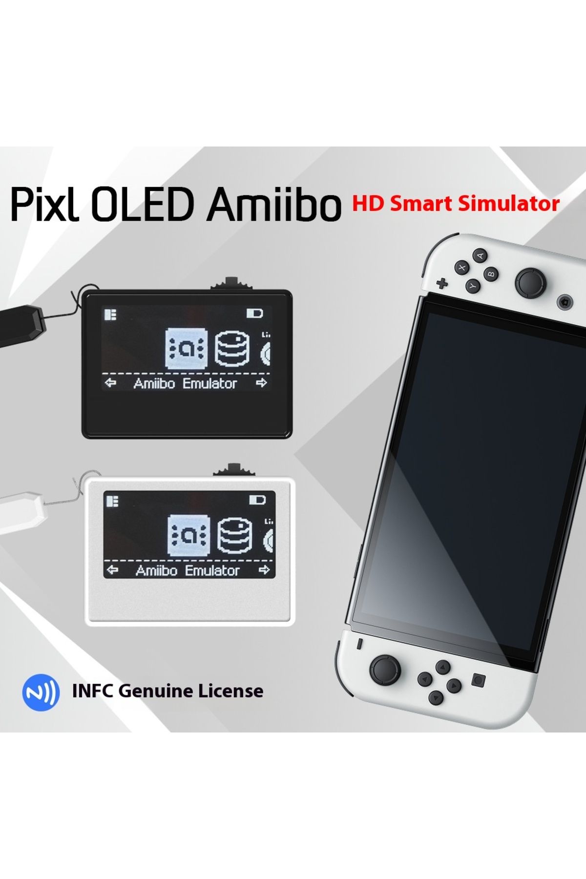 Choice-Pixl Amiibo Emulator iNFC OLED HD Intelligent Simulator Accessories For Nintendo Switch Simple Pi... 4