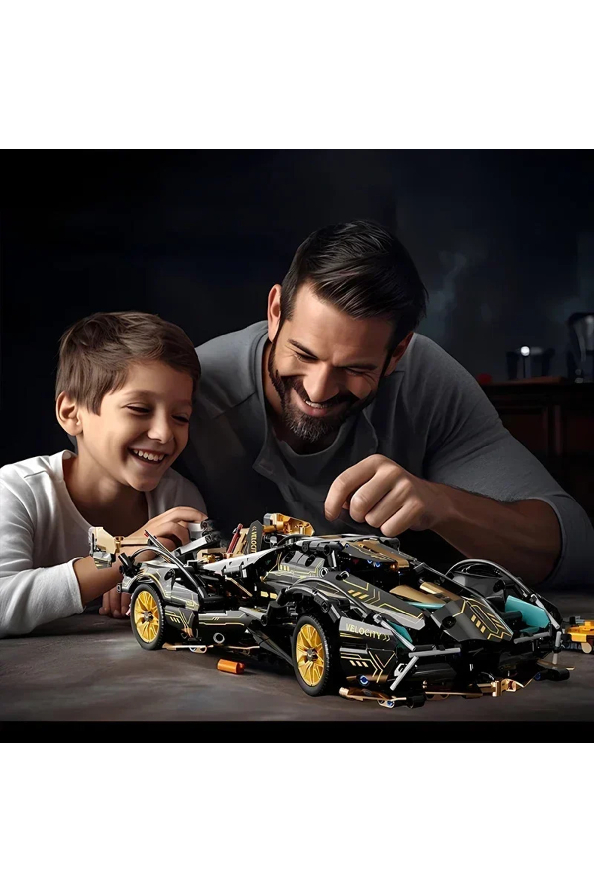 ۲۰۲۴ بلک V12 بلاک رودستر RC تک ریسر ۱:۱۴، مونتاژ دی‌آی‌وای ساختار رودستر بلاک کار…