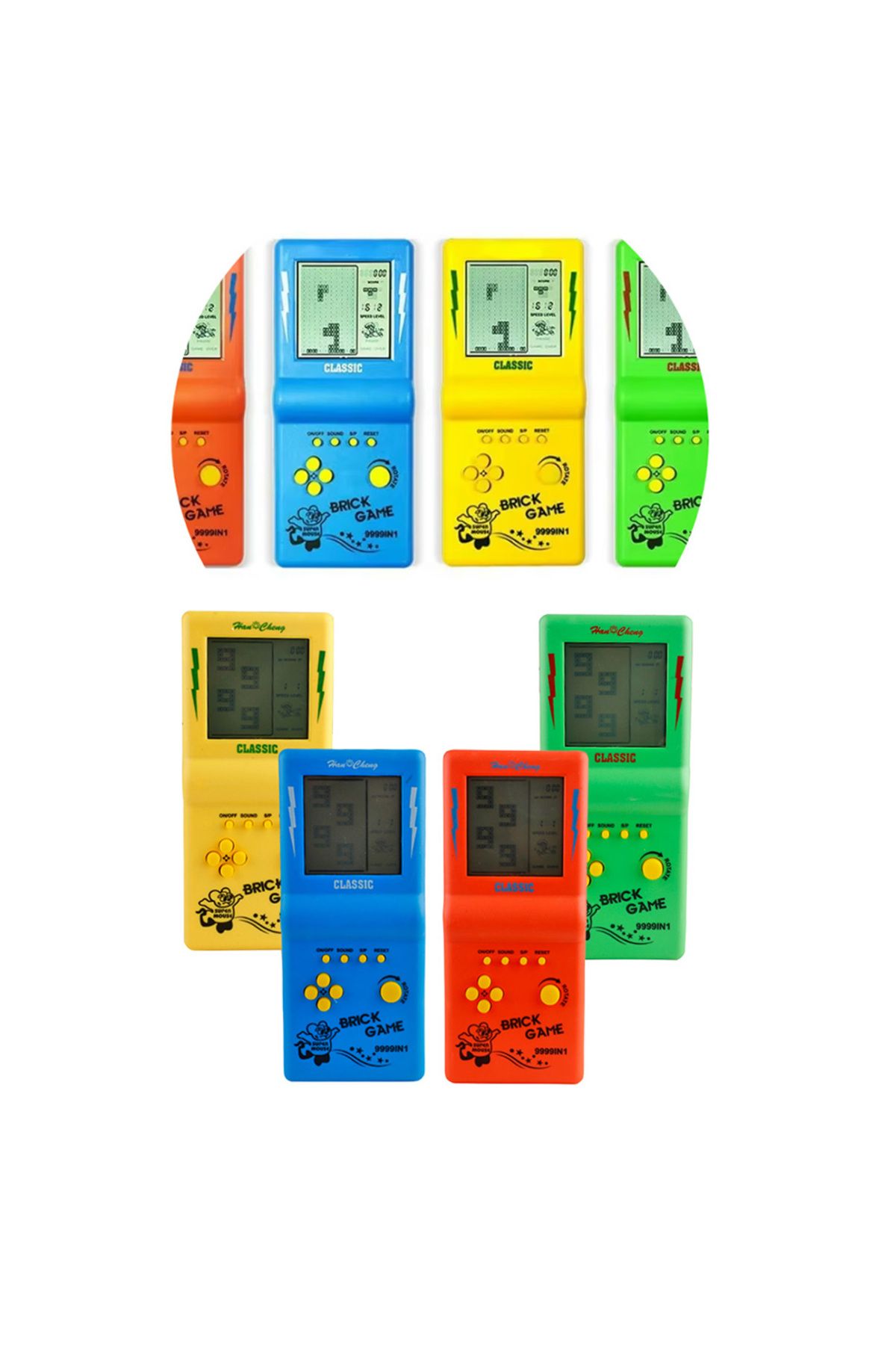 Choice-Large screen Tetris game console, retro classic nostalgic puzzle electronic toy, prepare two No. ... 3