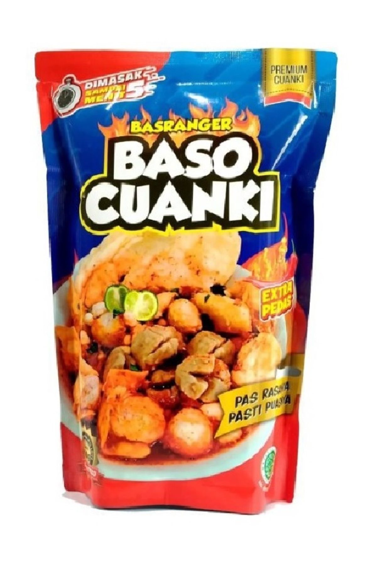 BAPPER Baso Cuanki Basranger Extra Pedas Jeruk Limau Asli Baso Beneran Khas Bandung 200 G