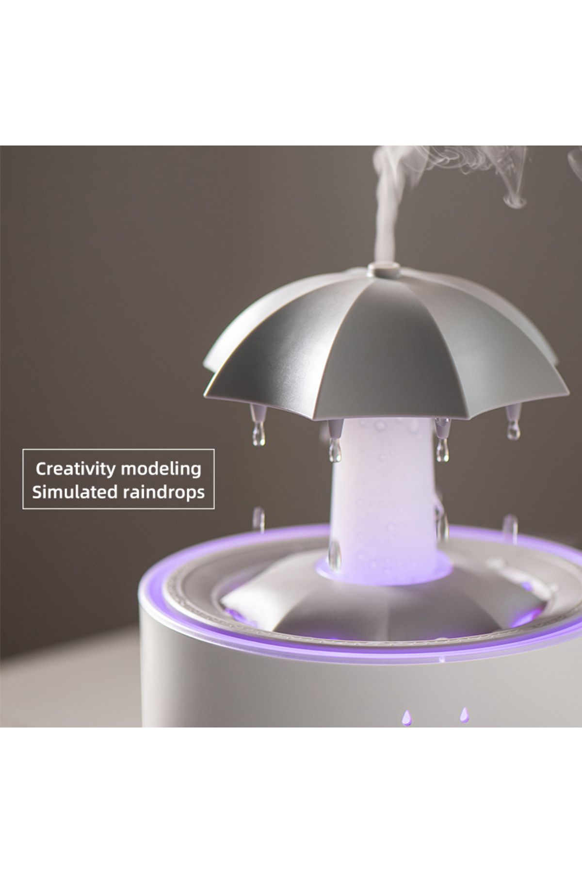 Choice-Rain Drop Aroma Diffuser Electric Aroma Diffuser 300ml Rotating and Timer Automatic Switch-Off Su... 4
