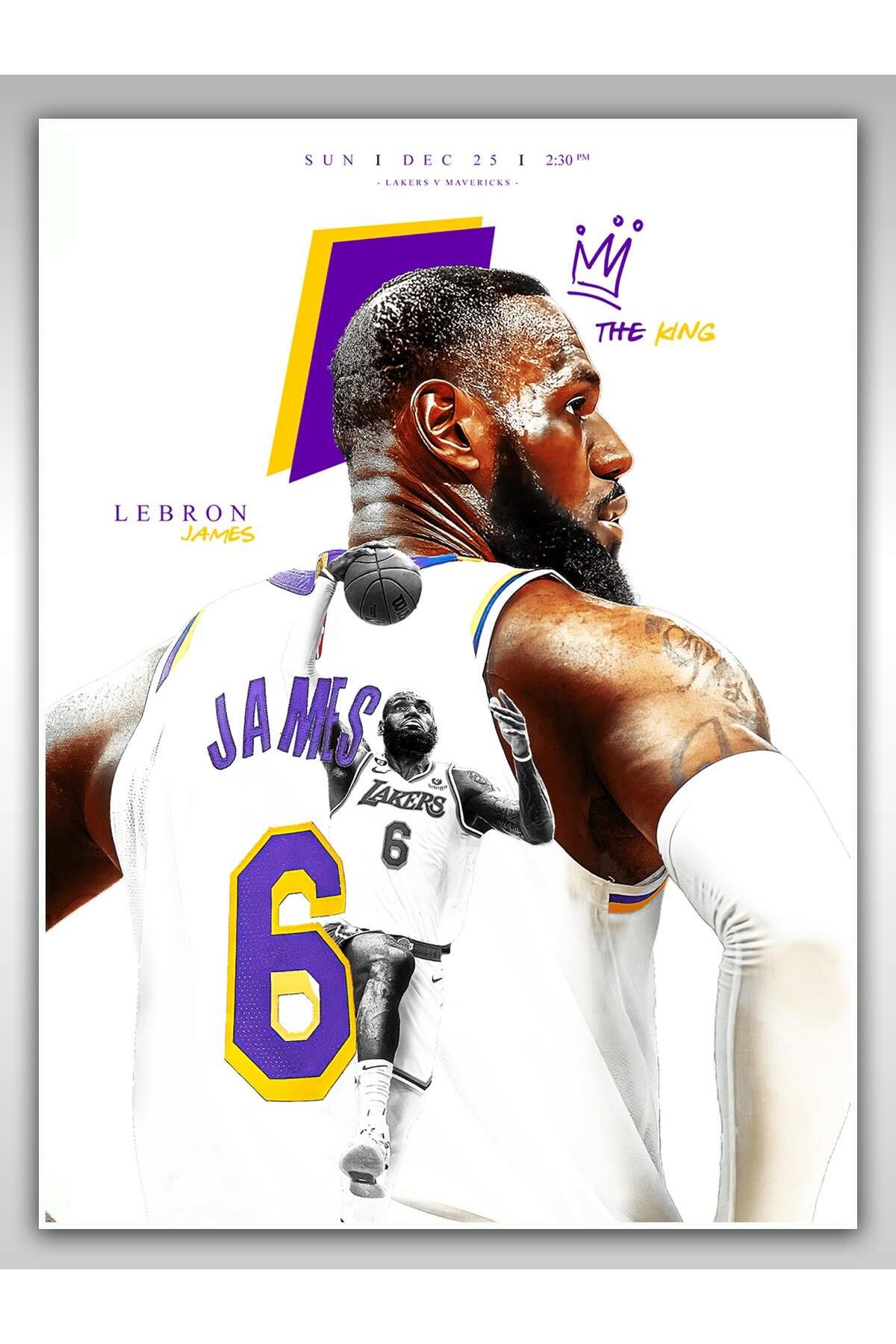 Saturn-Lebron James Poster 45X60Cm Nba Basketball Poster - Thick Poster Paper Digital Print 2
