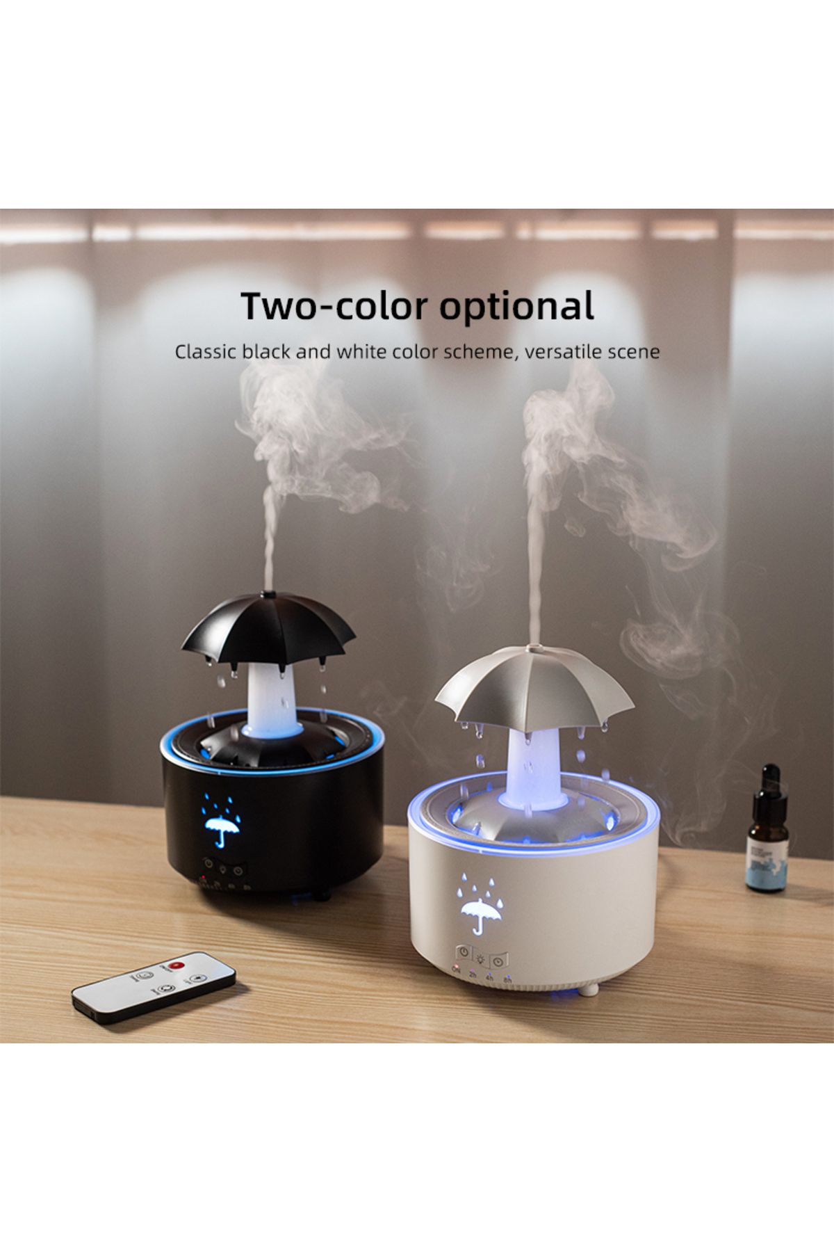 Choice-Rain Drop Aroma Diffuser Electric Aroma Diffuser 300ml Rotating and Timer Automatic Switch-Off Su... 6