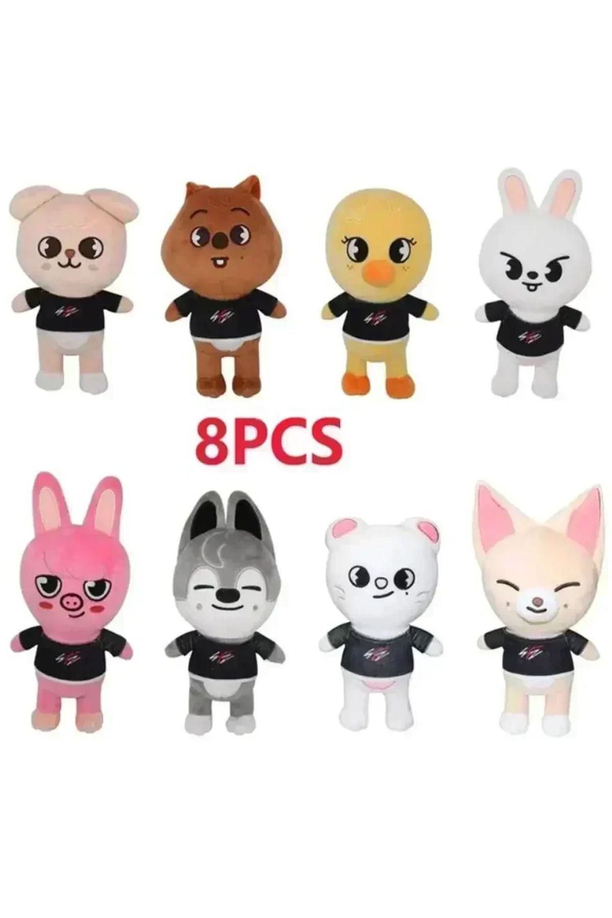 Miniso-MINISO Skzoo 25cm Kpop Cartoon Stuffed Animal Plushies Stay Plush Doll Toys Kawaii JYP Adults KZ ... 1