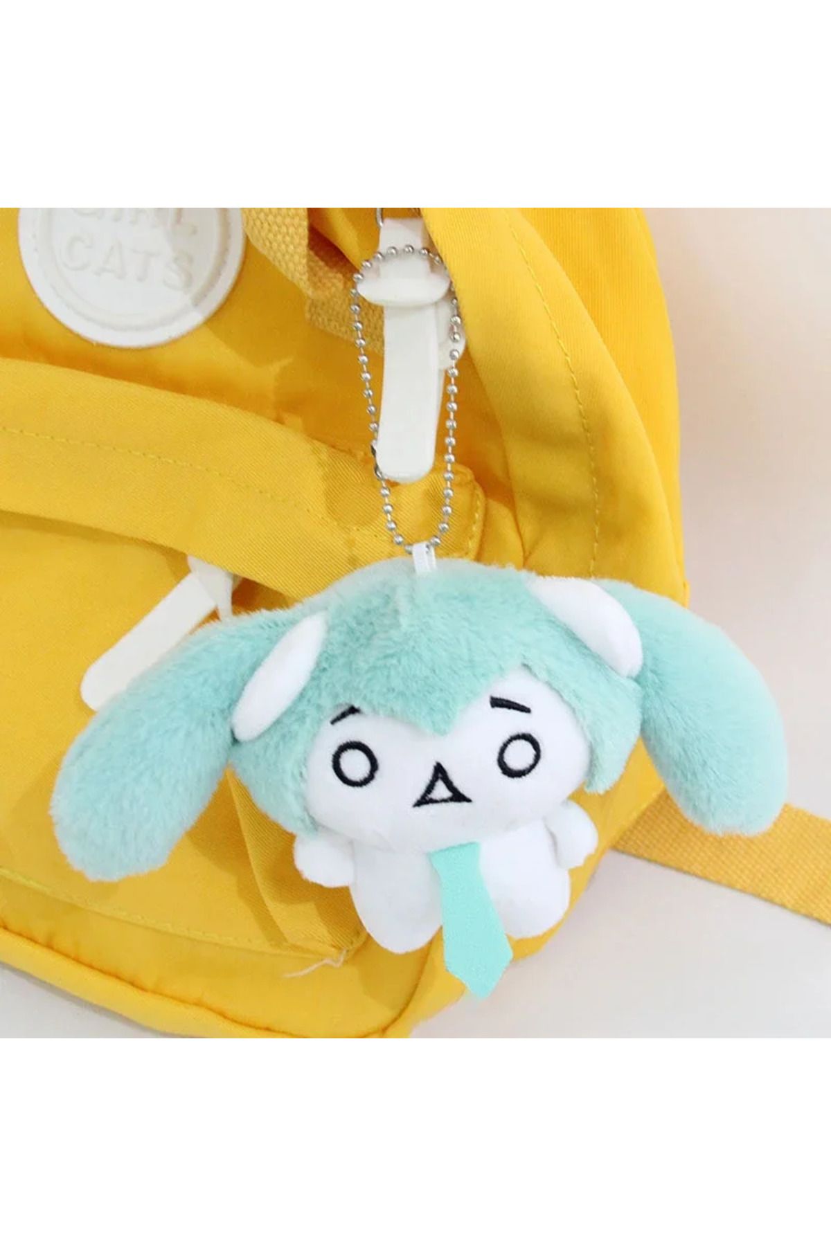 Choice-10cm Hatsune Miku Plush Keychain Cute Anime Miku Stuffed Doll Bag Pendent Collection Keyring Car ... 3