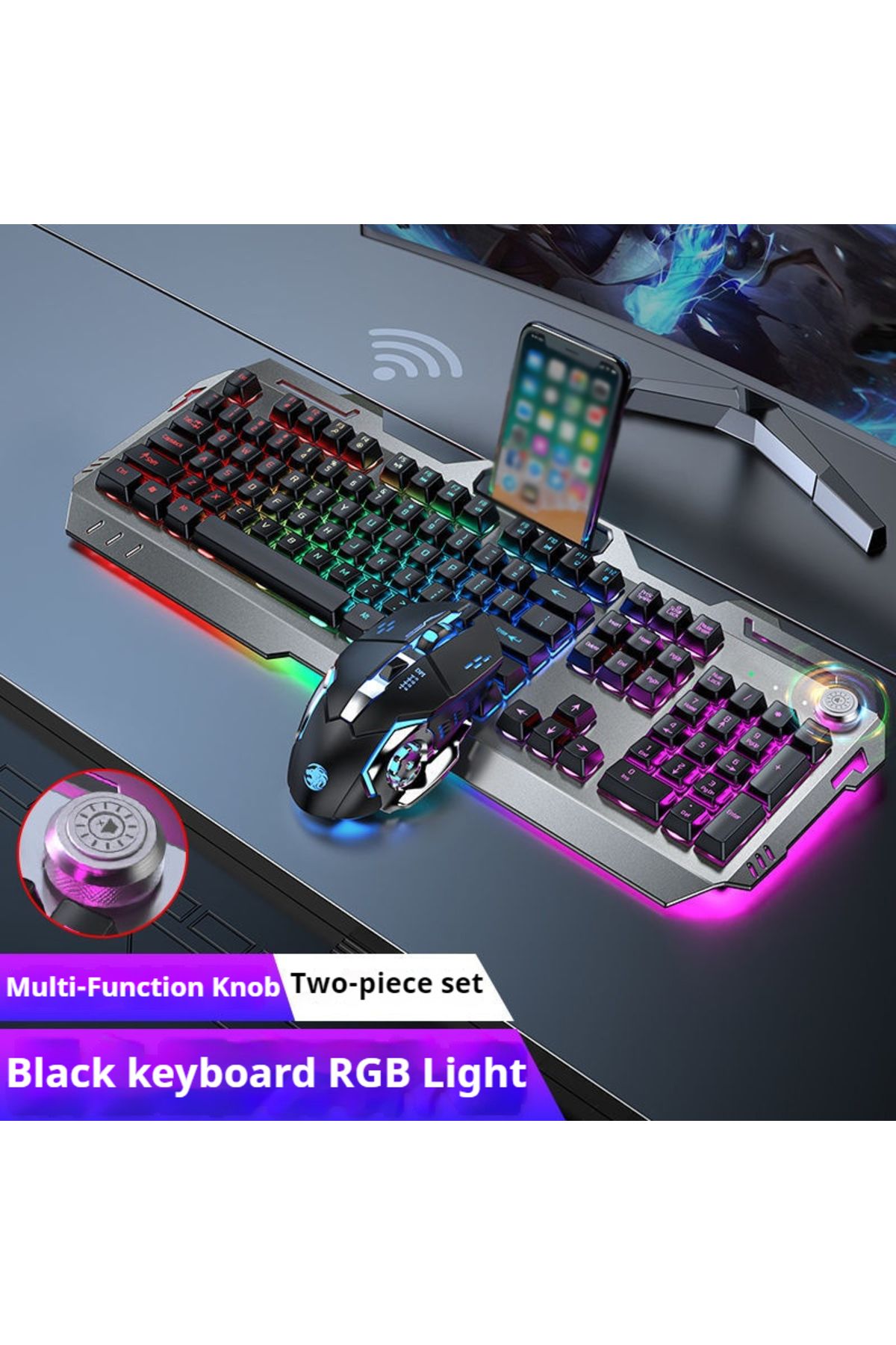 Choice-EWEADN Wireless Keyboard and Mouse Combo, LED Backlit Rechargeable USB Keyboards And Mouse Set, w... 1