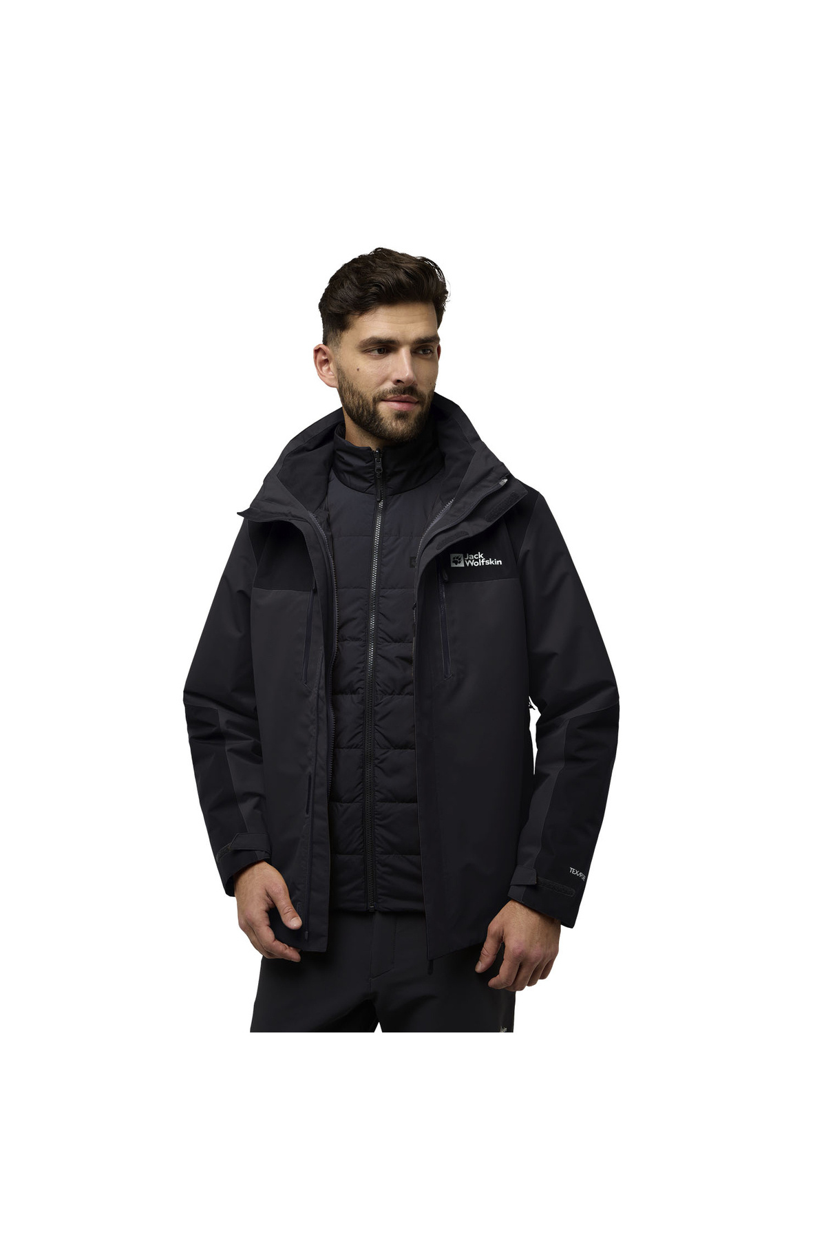 جک ولف اسکین کاپشن ضد آب JASPER 3IN1 JKT M 3in1