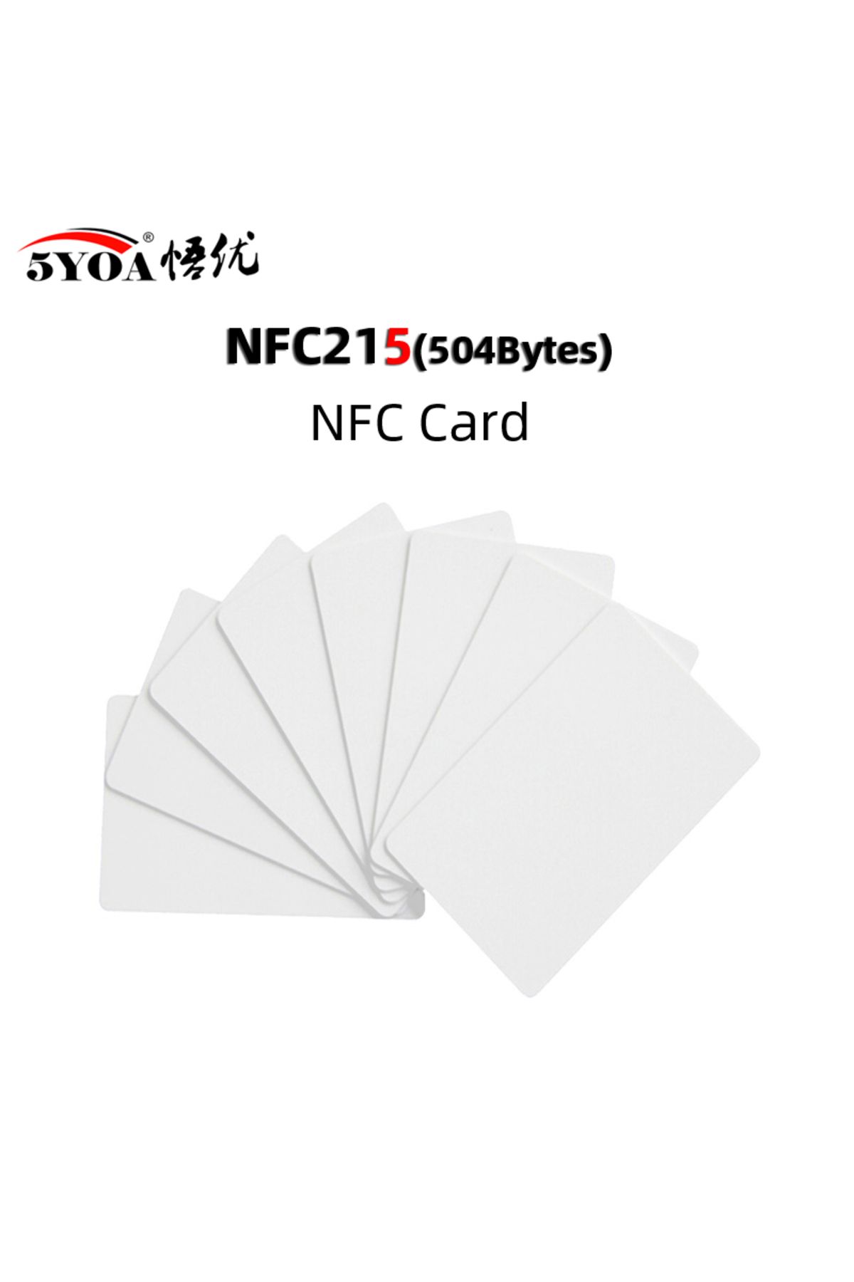5YOA-10pcs NTAG215 NFC Card Tag Can Written by Tagmo Works with Switch Available for All NFC Mobile Phone 6