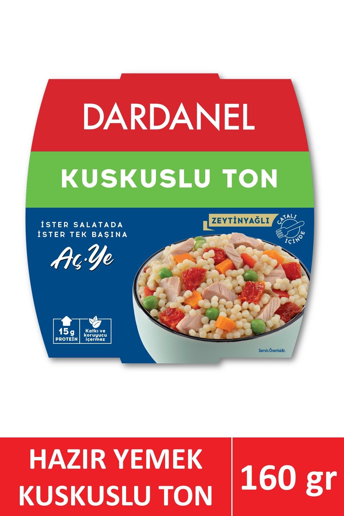 Dardanel Aç Ye Kuskuslu Ton Balığı 160 gr