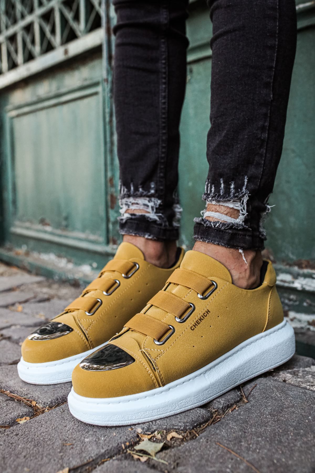blueb CH251 SBT Mirror Suede Erkek Ayakkabı CAMEL