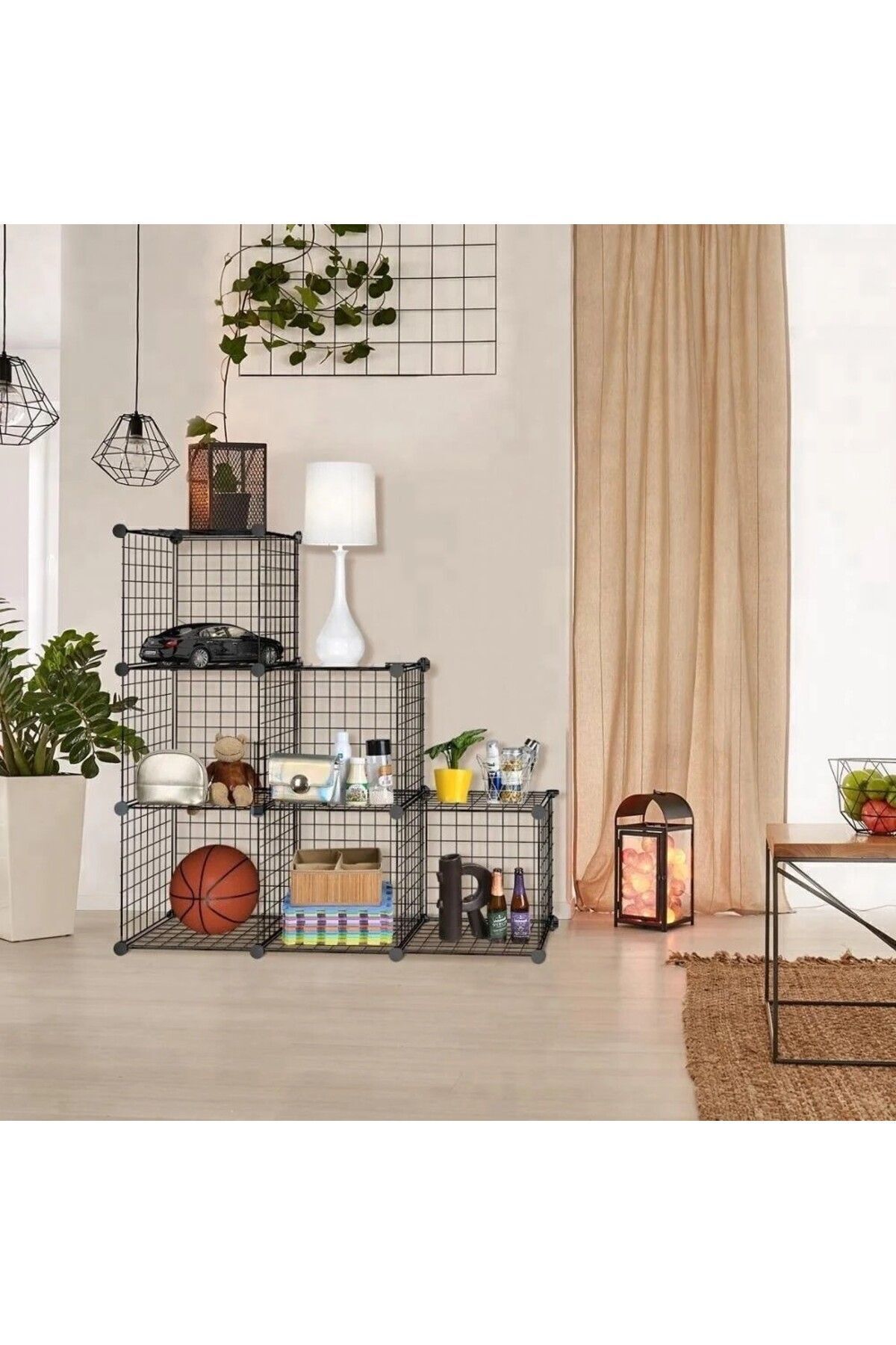 Feronyahome & Garden-6-Section Portable Storage and Organization Shelfs,Kitchen,Badge Organizer,Toy Organization Shelfs 2