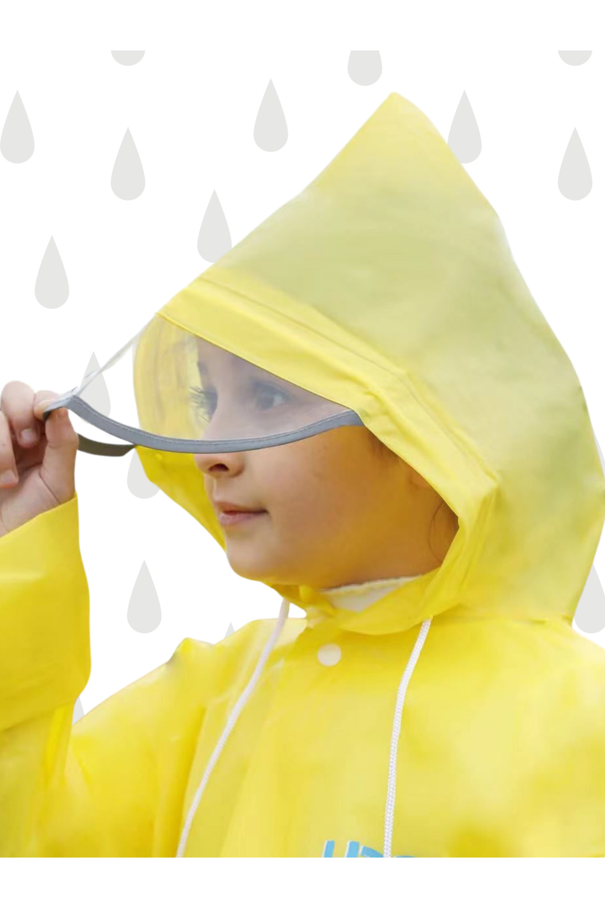 Casabony Sarı Unisex Çocuk Yağmurluk fotoğrafı 4 (önizleme)