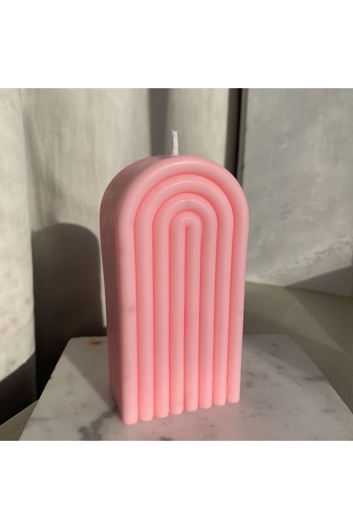 Saatistan Gökkuşağı Model Pembe Renkli Kokulu Kum Seti, Eğlenceli ve Renkli Hobi Malzemesi