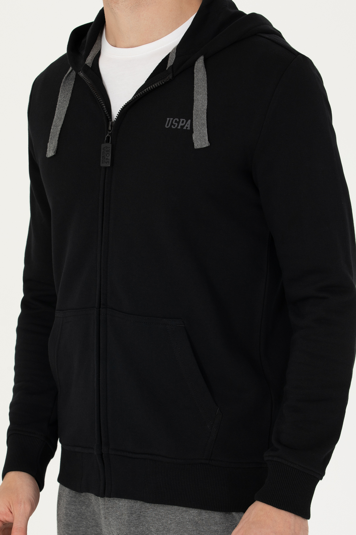 U.S. Polo Assn. Erkek Siyah Örme Hırka 50273717-VR046 görsel 6