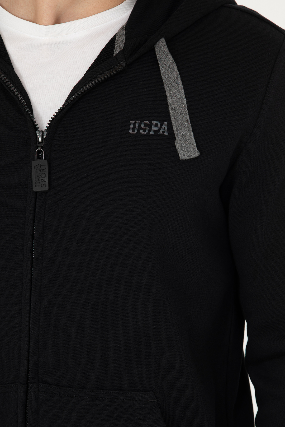 U.S. Polo Assn. Erkek Siyah Örme Hırka 50273717-VR046 görsel 7