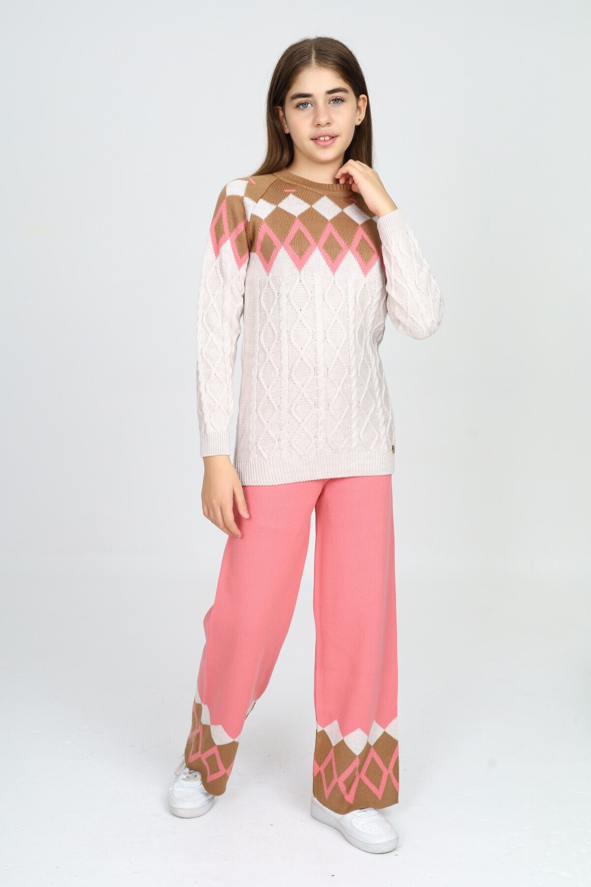 Exitob-Lower Upper Knitwear Set 2