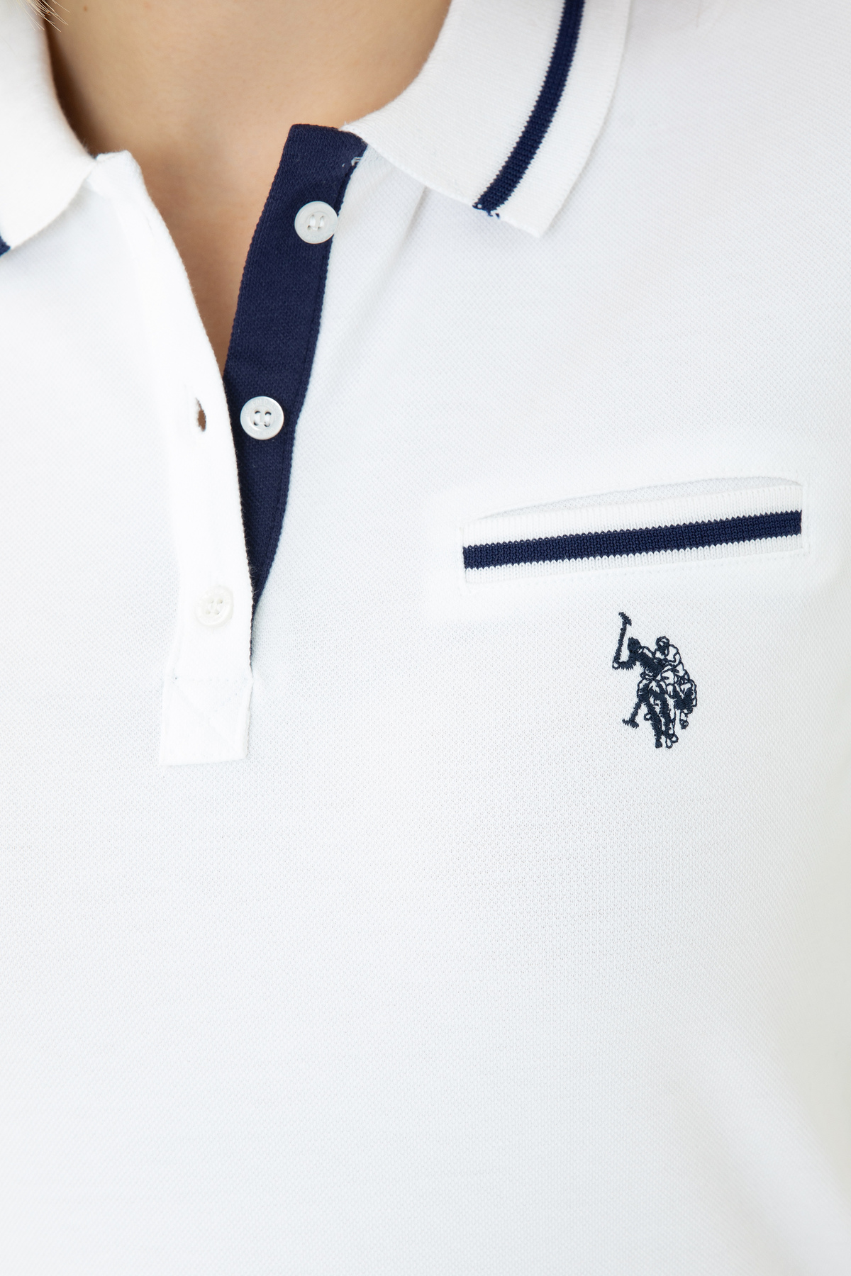 پولوشرت زنانه یقه پلو | یو اس پولو U.S. Polo Assn. 940629 TR - تصویر 7