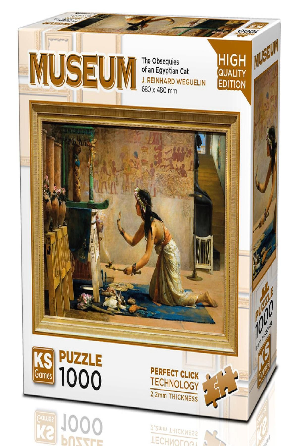 MMB Boutique Ks Games Puzzle Yetişkin 1000 Parça The Obsequies Of An Egyptian Cat 20668 KSGM