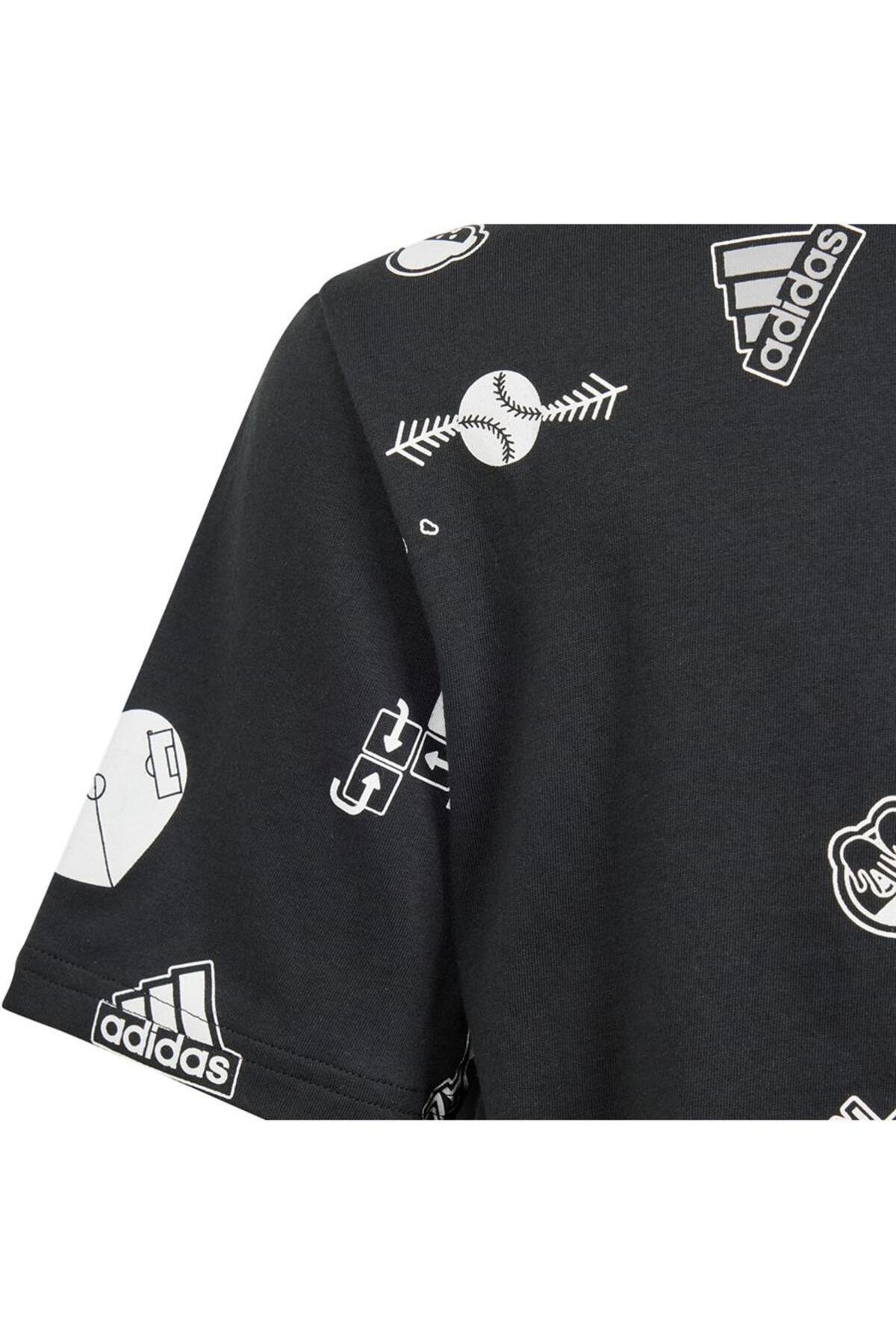 تی شرت دخترانه طرح دار آستین کوتاه | آدیداس adidas ADIN3301-STD - تصویر 5