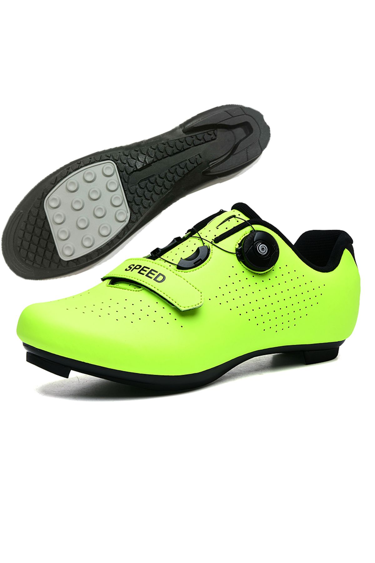 Choice-Men Cycling Shoes Outdoor Rubber Flat-Bottomed Lockless Bicycle Sports Shoes Women Road Racing Sh... 2