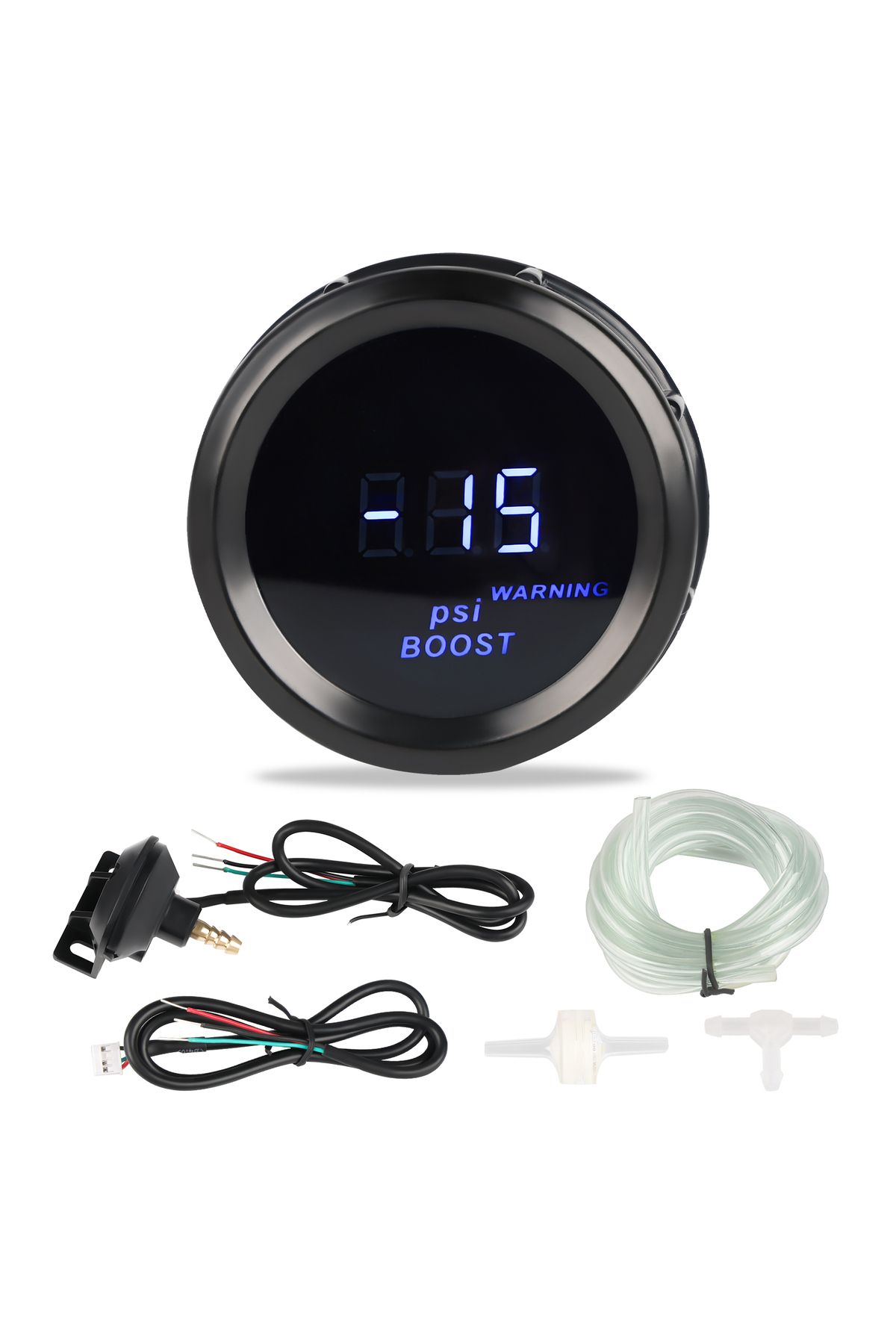 Choice-52mm Turbo Boost Meter with Boost Sensor Car Digital Gauge DC 12V Booster Gauge Kit for Car Truck... 1