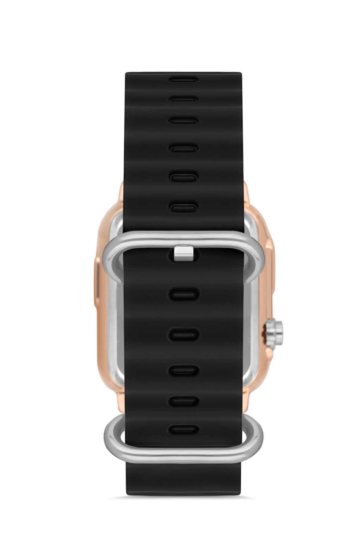 Aqua Di Polo 1987-Unisex Rose Gold Black Silicone Digital LED Wristwatch Apwr033304 7