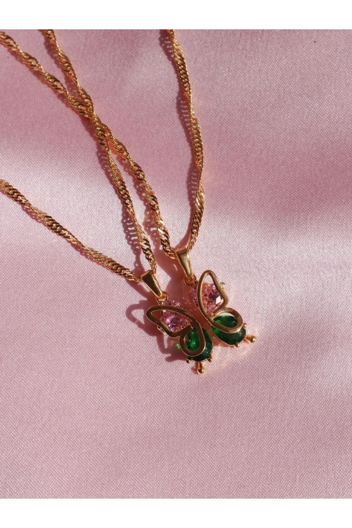 Reorah Collection-Wicked Glinda Elphaba Friendship Necklace 2
