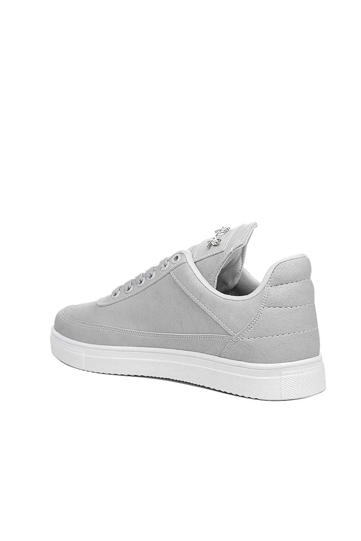 Preux Deri Günlük Ortopedik Rahat Kaliteli Bağcıklı Casual Astarlı Şık Erkek Sneaker Spor Ayakkabı