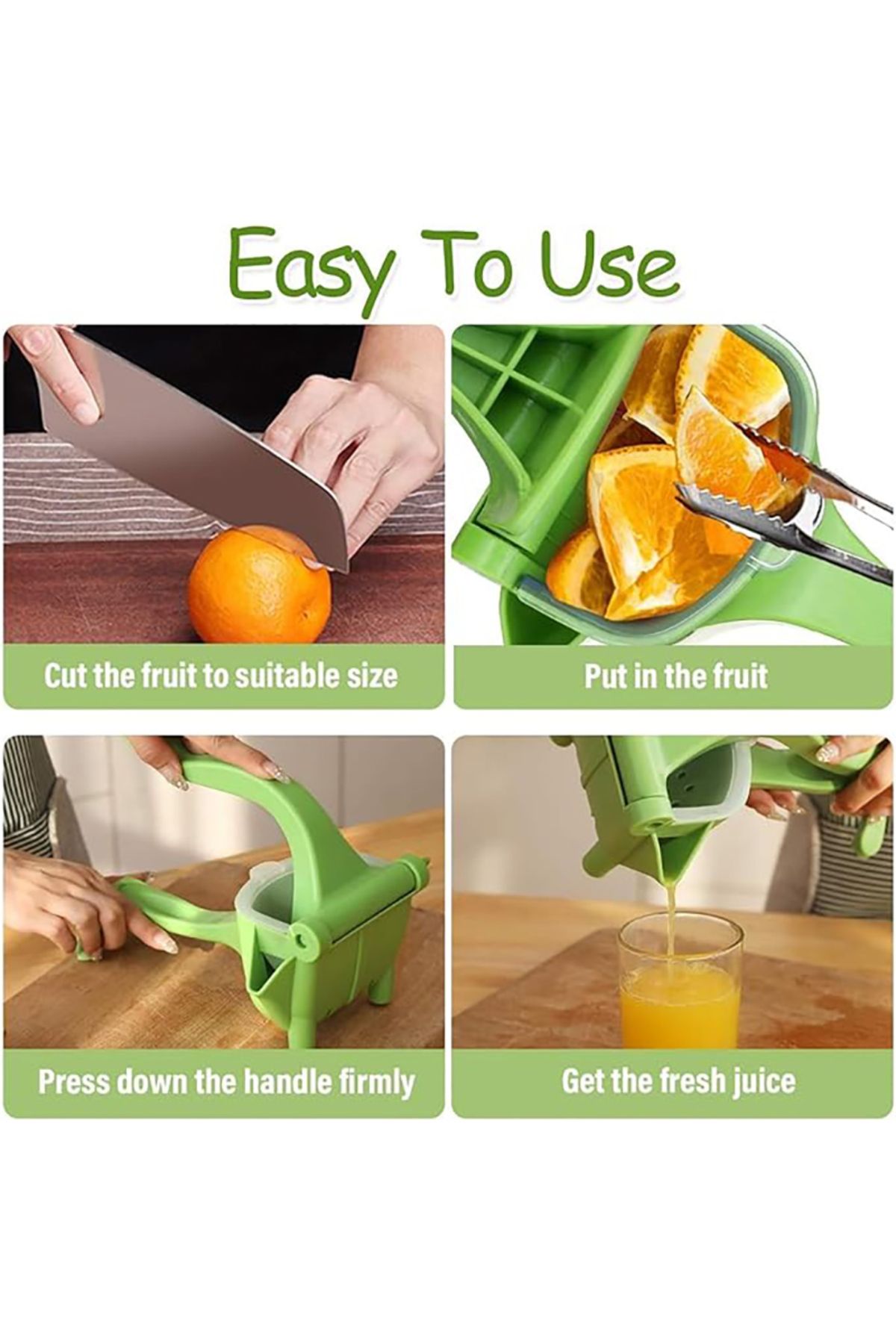 Choice-Manual Juicer Processor Juice Fruit Pressing Citrus Orange Juicer Lemon Hand Press Portable Home ... 7