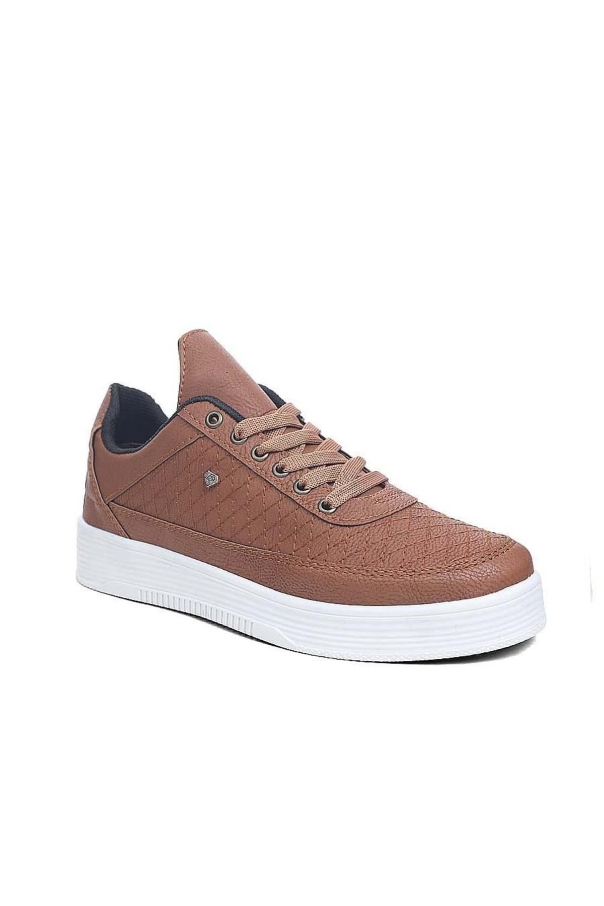 Preux Deri KapitPreux Günlük Ortopedik Rahat Kalite Bağcıklı Casual Erkek Sneaker Spor Ayakkabı