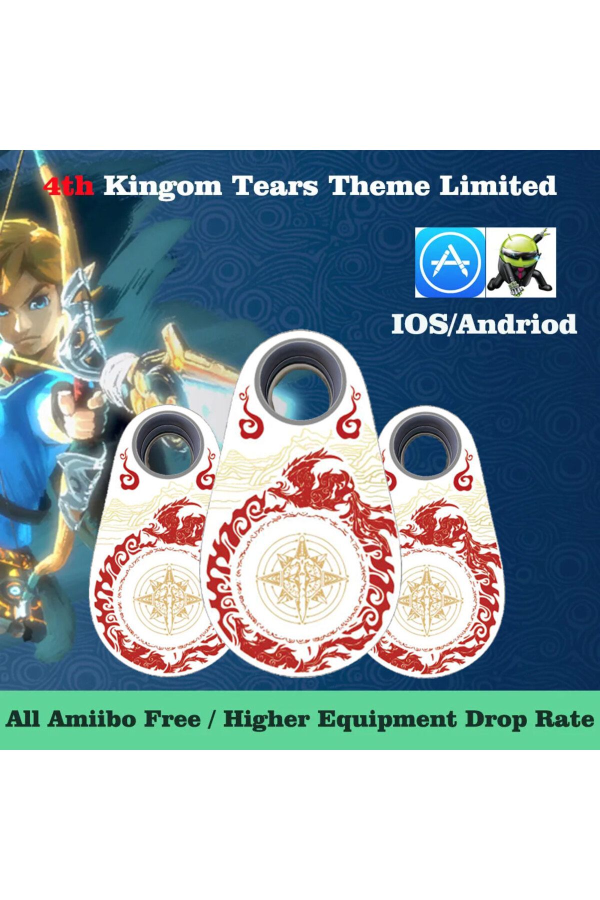 DIXSG-سلسلة مفاتيح جديدة من Amiibo Universal miibolink Bluetooth Keychain 52 NFC Card Zelda Jet Bros لـ Nintendo Switch ... 8