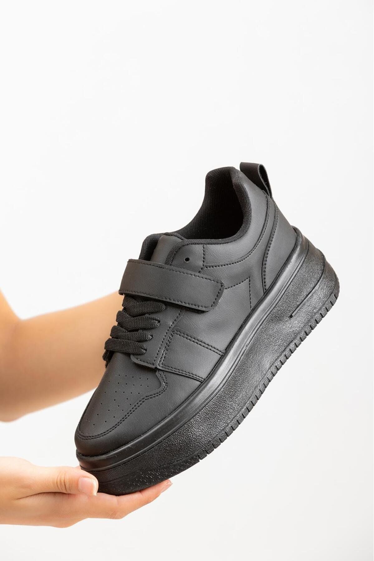 Preux Şık Günlük Kadın Spor Ayakkabı Yüksek Taban 6 Cm Rahat Hafif Sneaker